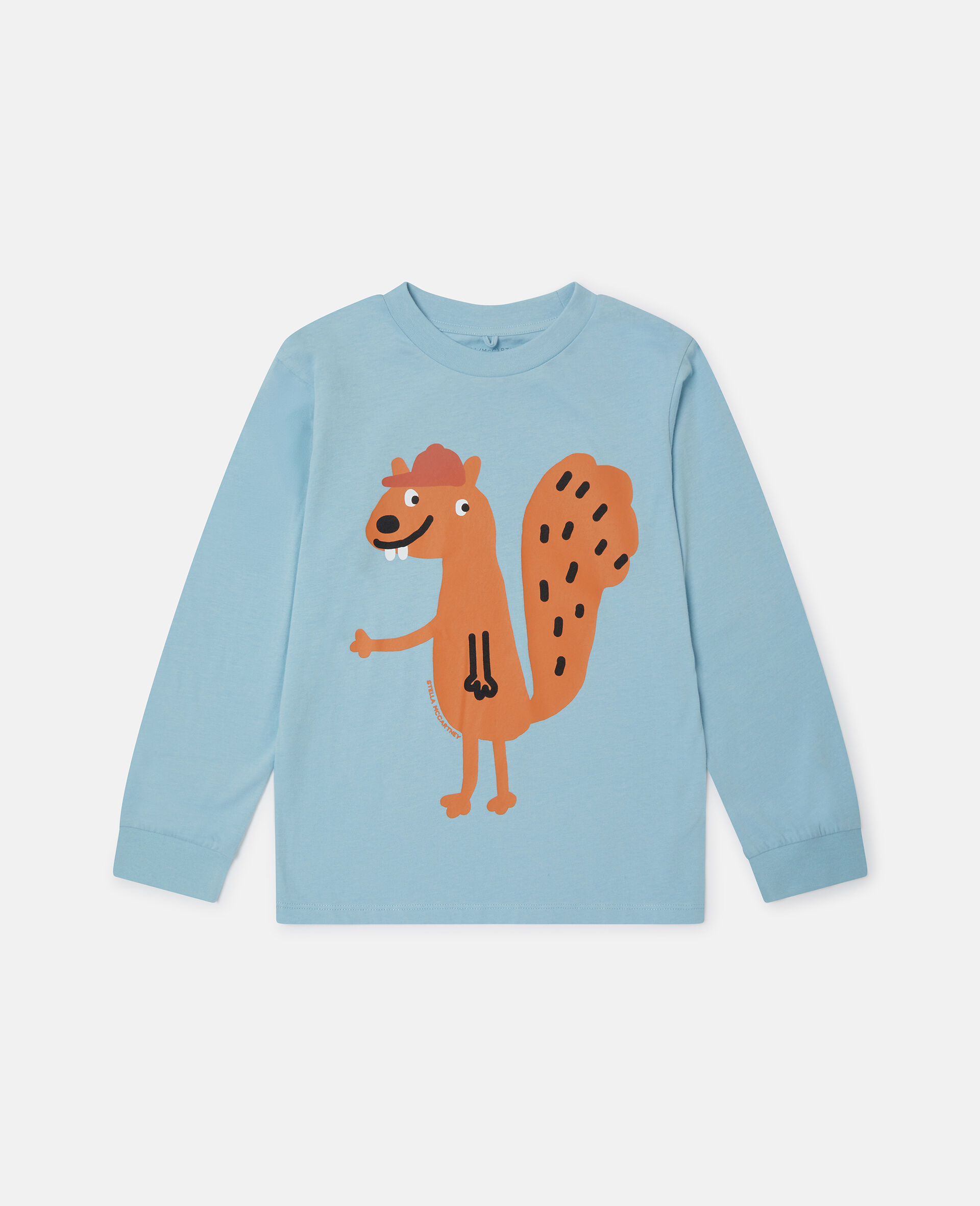 Squirrel Graphic Long-Sleeve Top