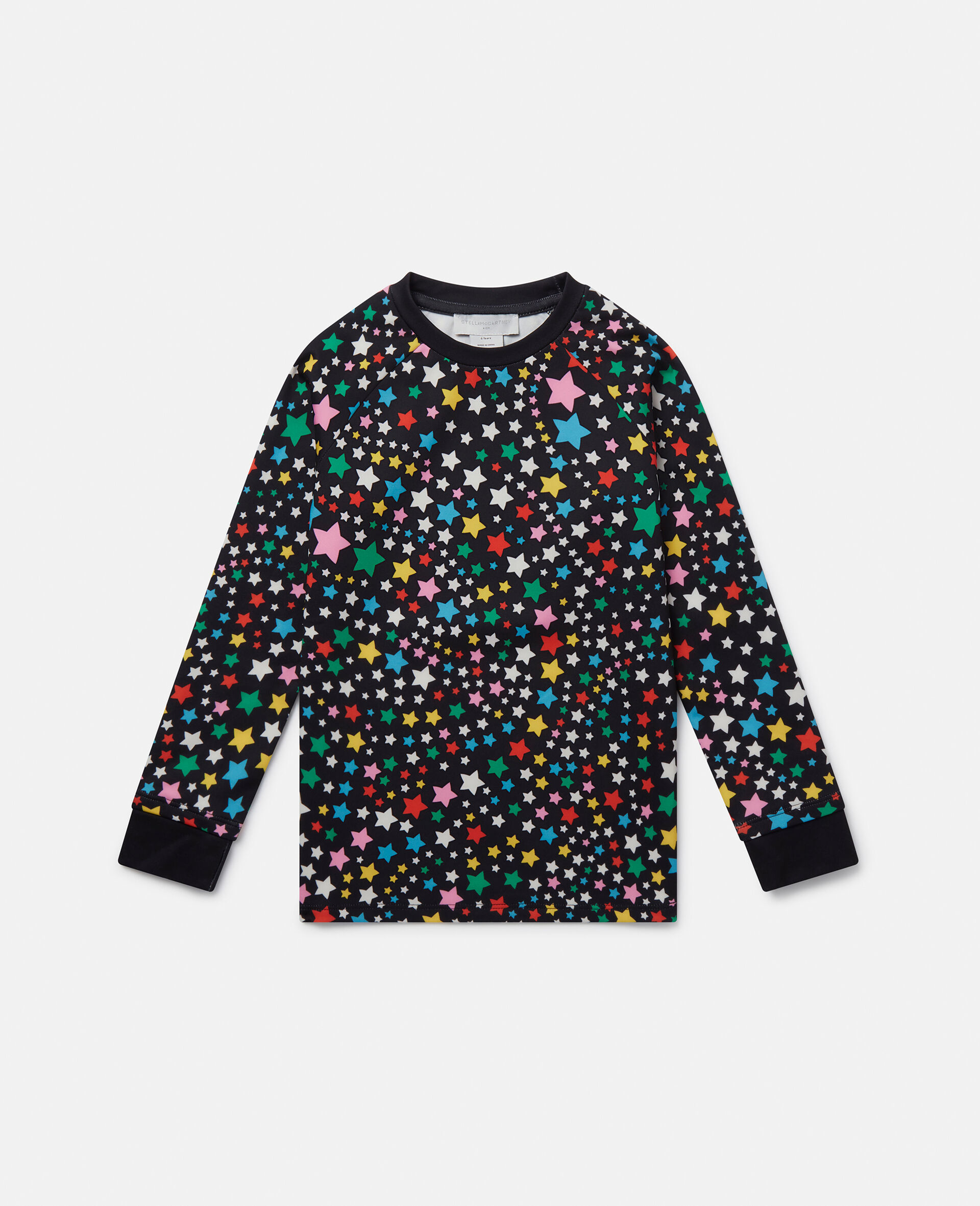 Star Pattern Long-Sleeve T-Shirt