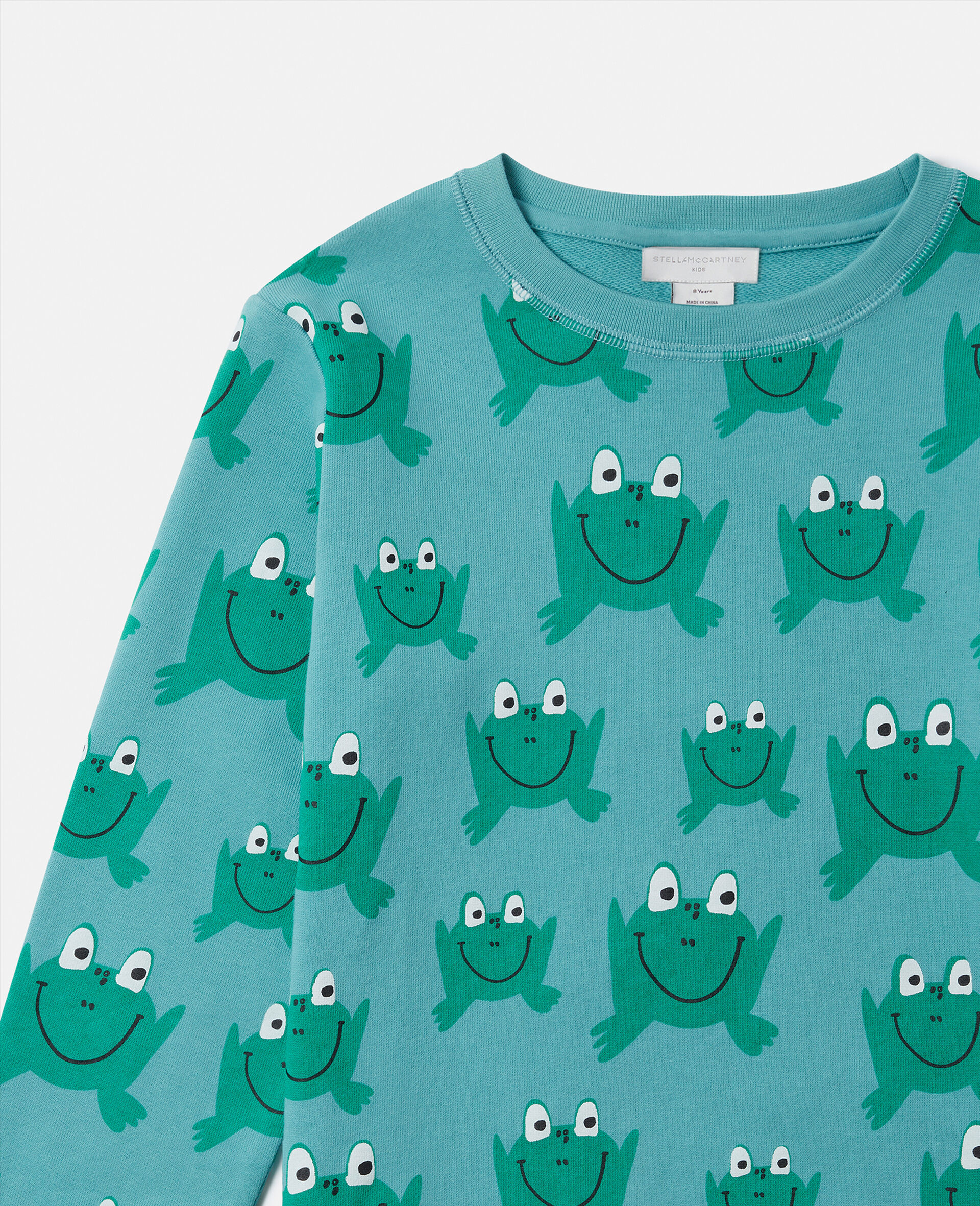 Frog Print Crewneck Sweatshirt