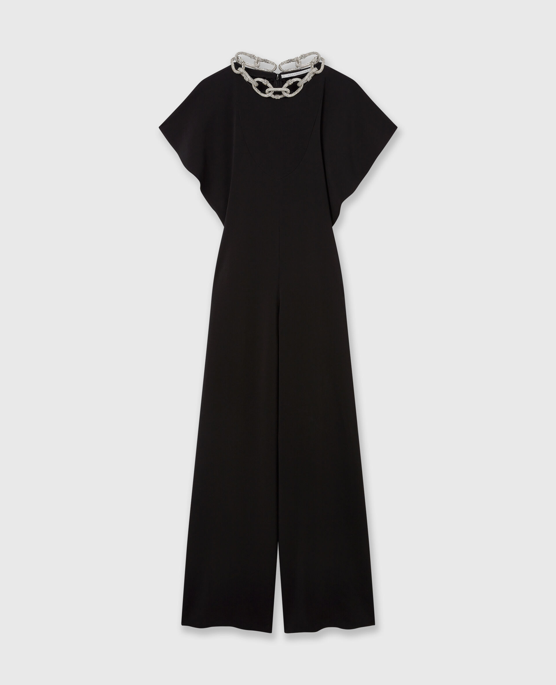 Crystal Chain Maxi Jumpsuit