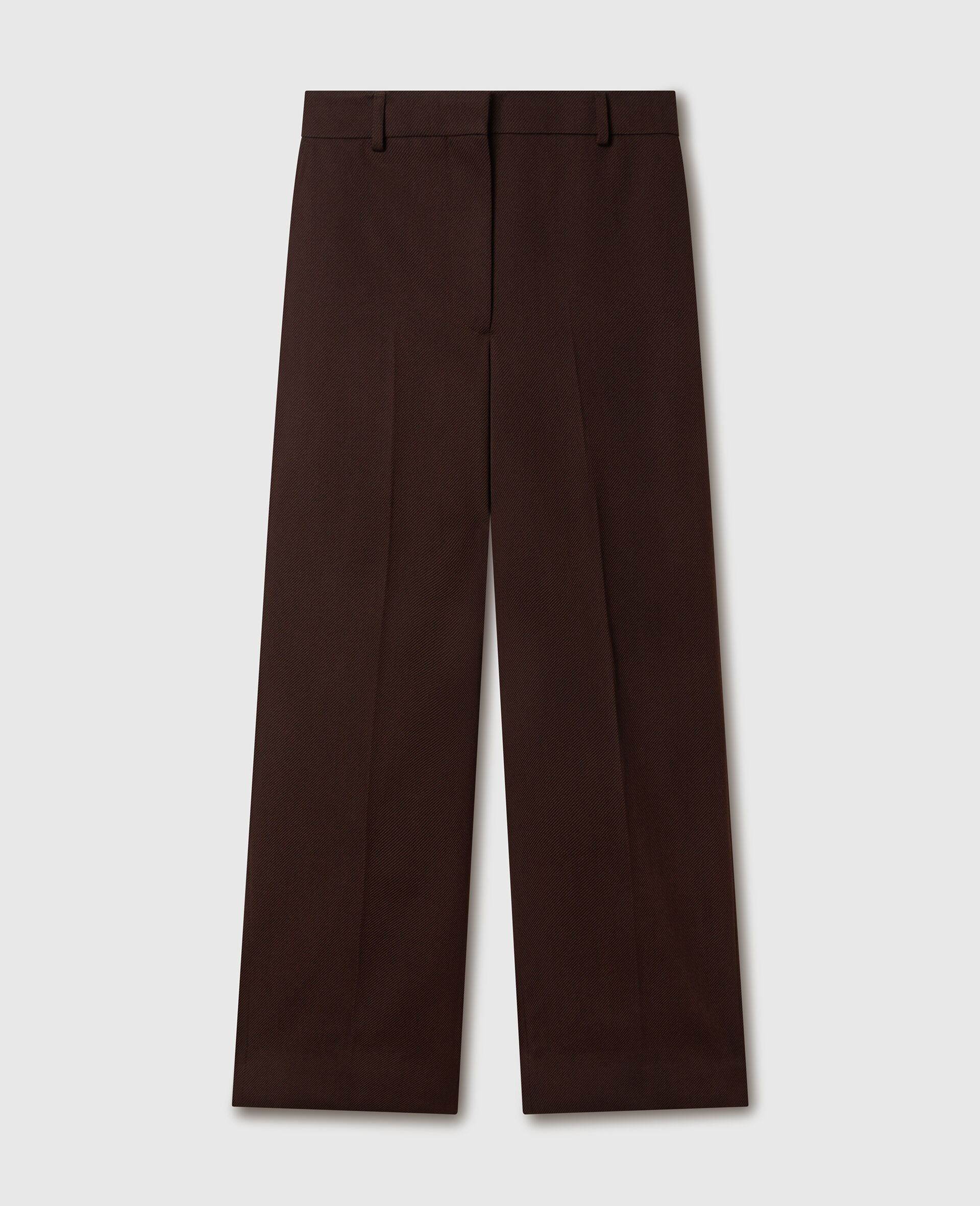 Pleated Straight-Leg Pants