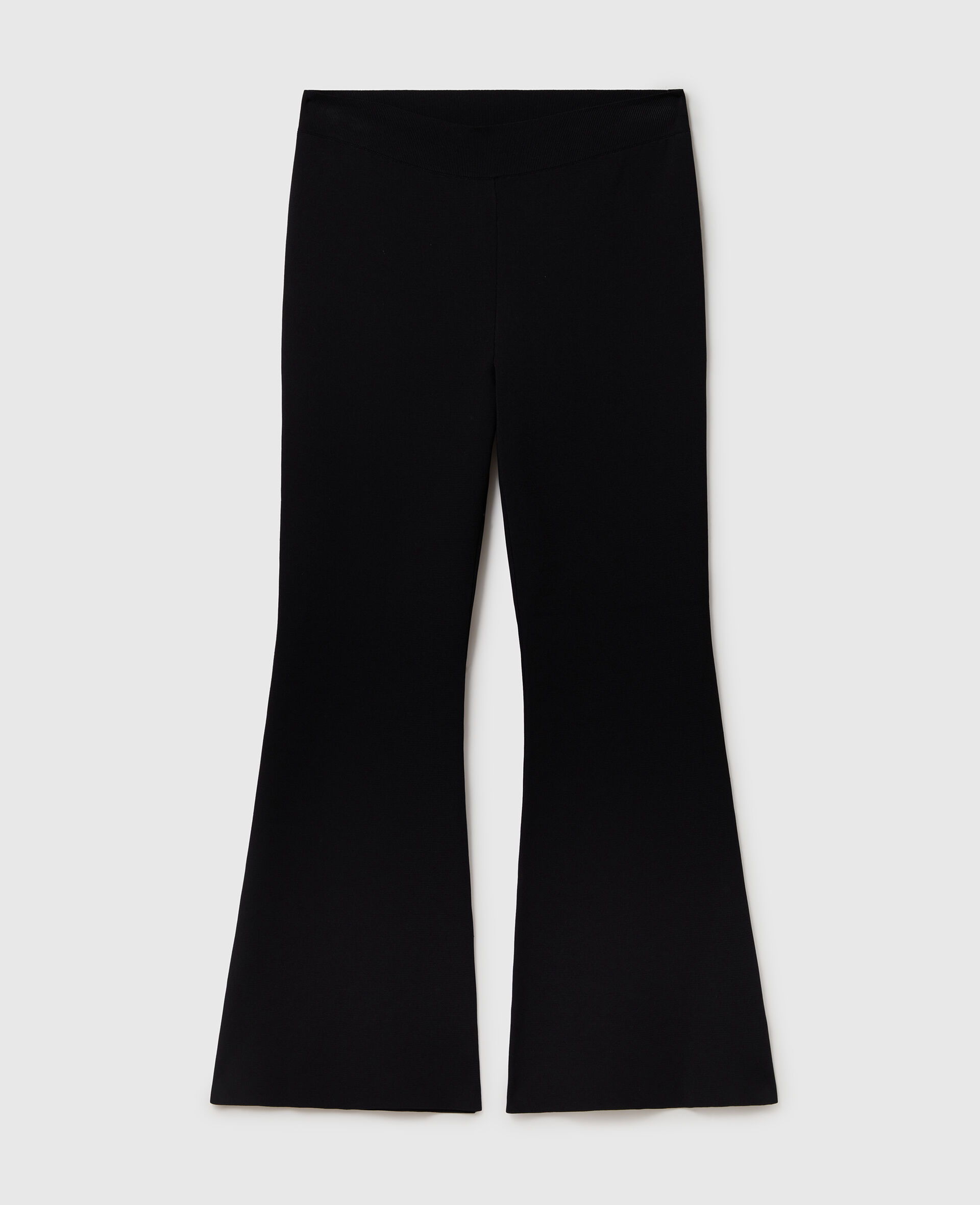Compact Knit Flared Pants