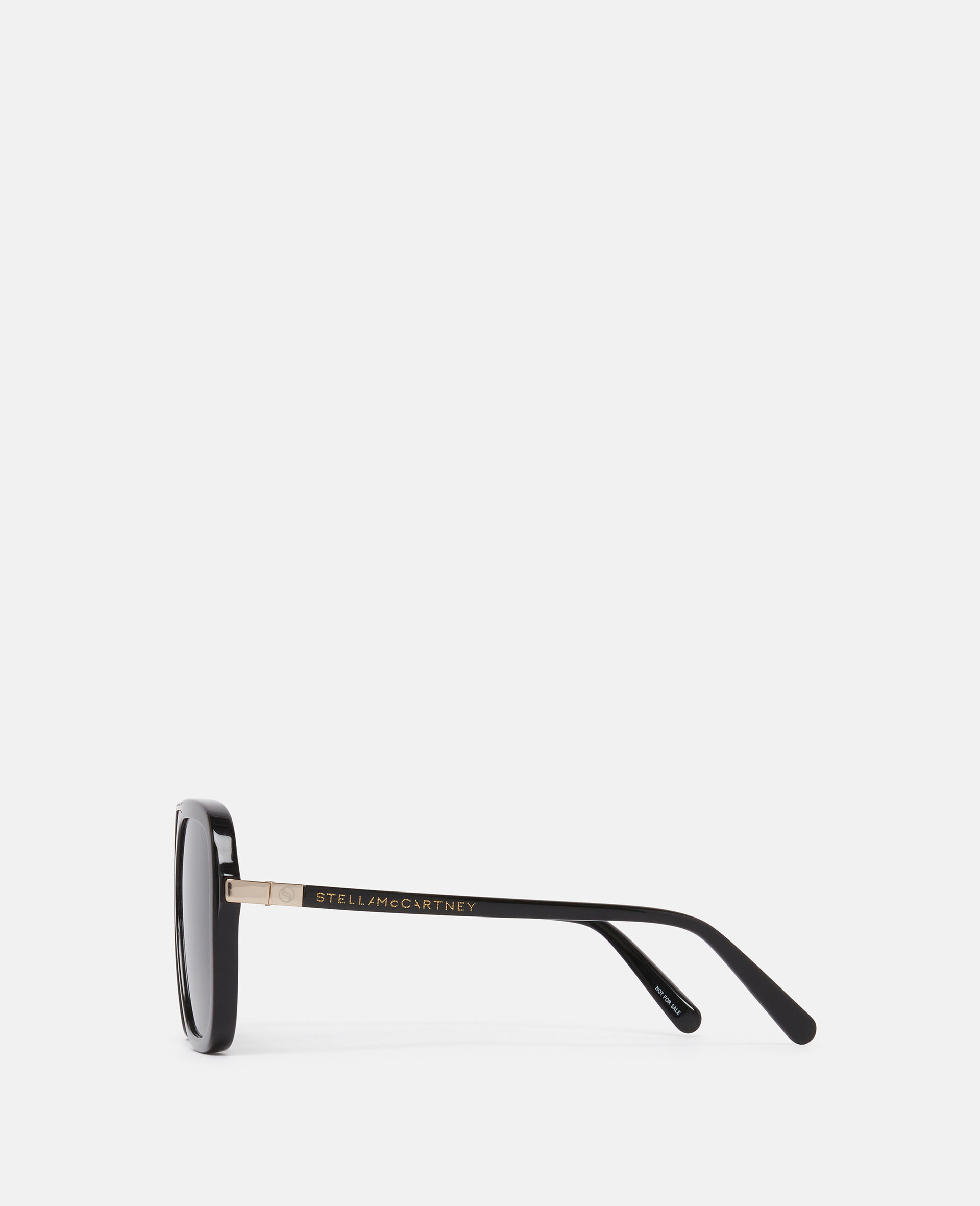 Oversized Square Metal Bar Sunglasses