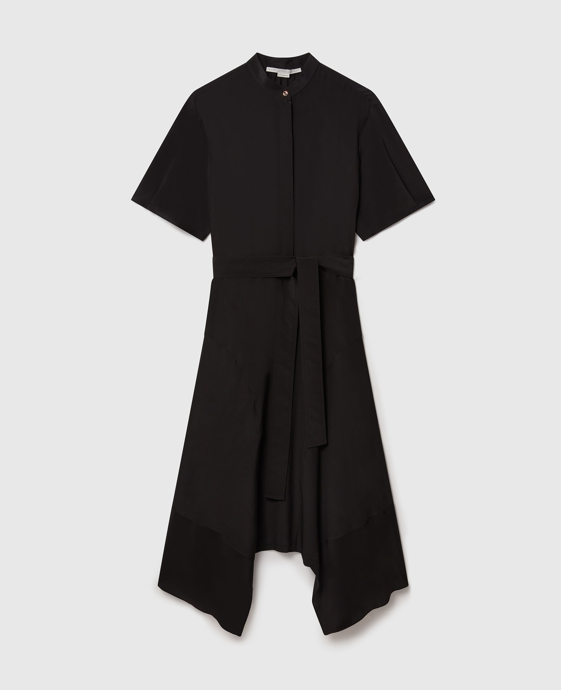 Silk Crêpe de Chine Shirt Dress