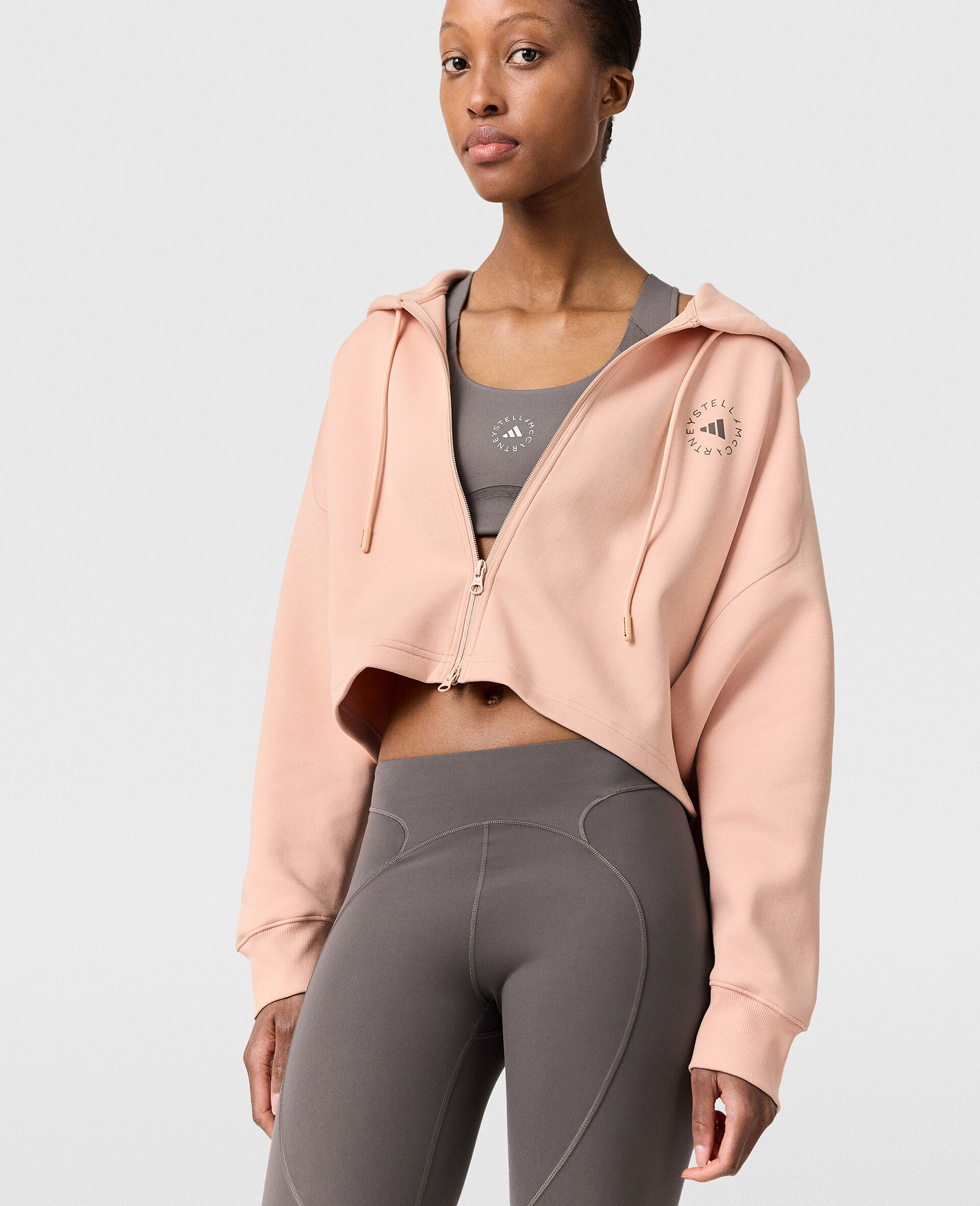 Logo Cropped Hoodie