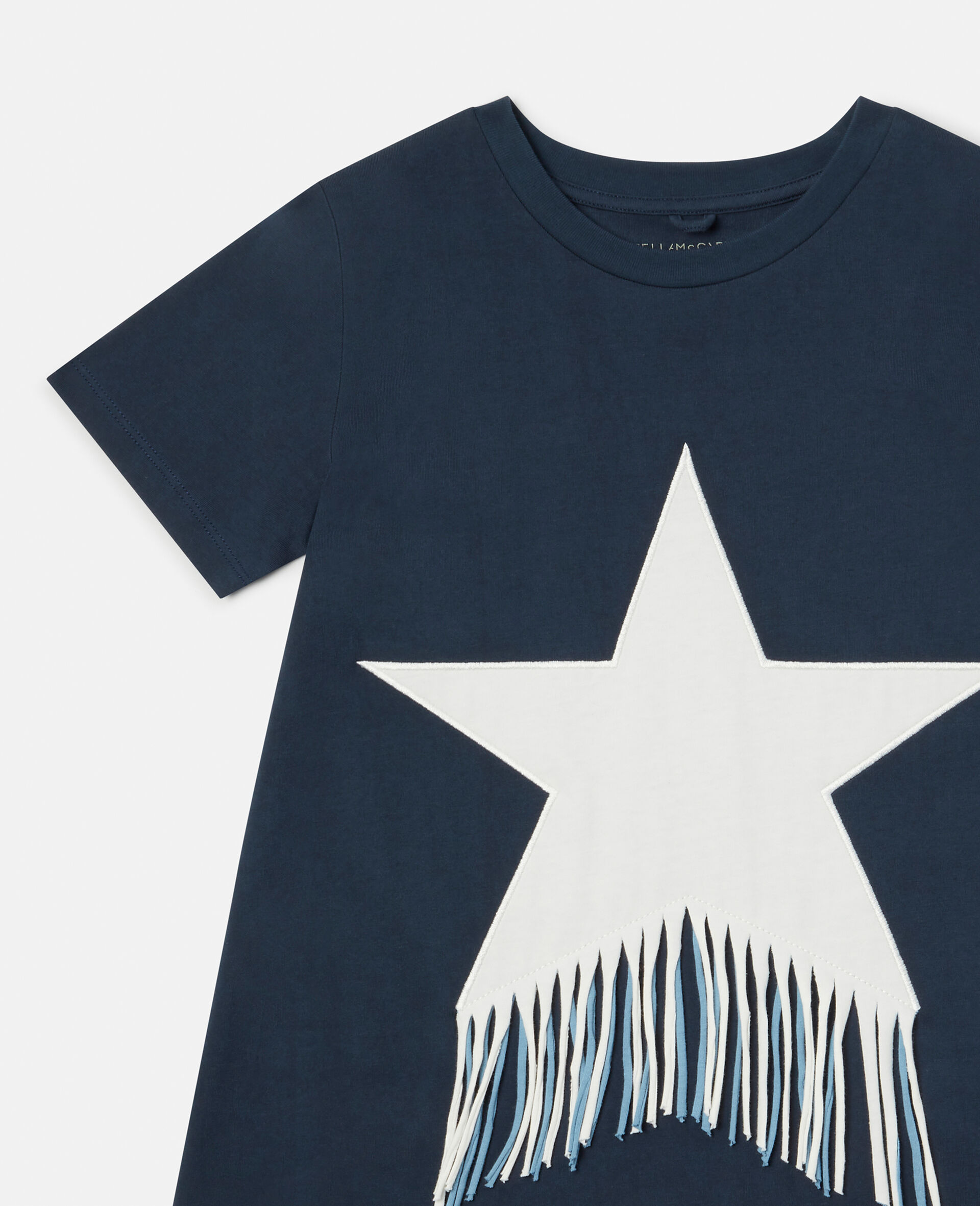 Fringed Star Sweatshirt Dress