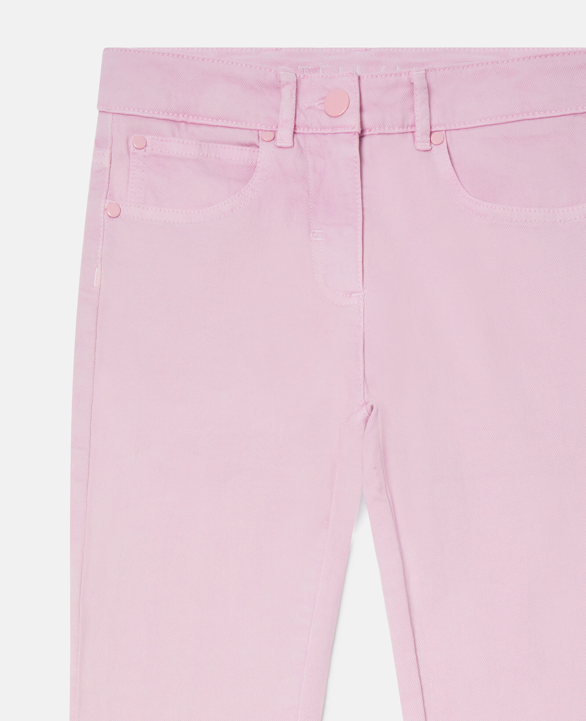 Scallop Trim Denim Jeans
