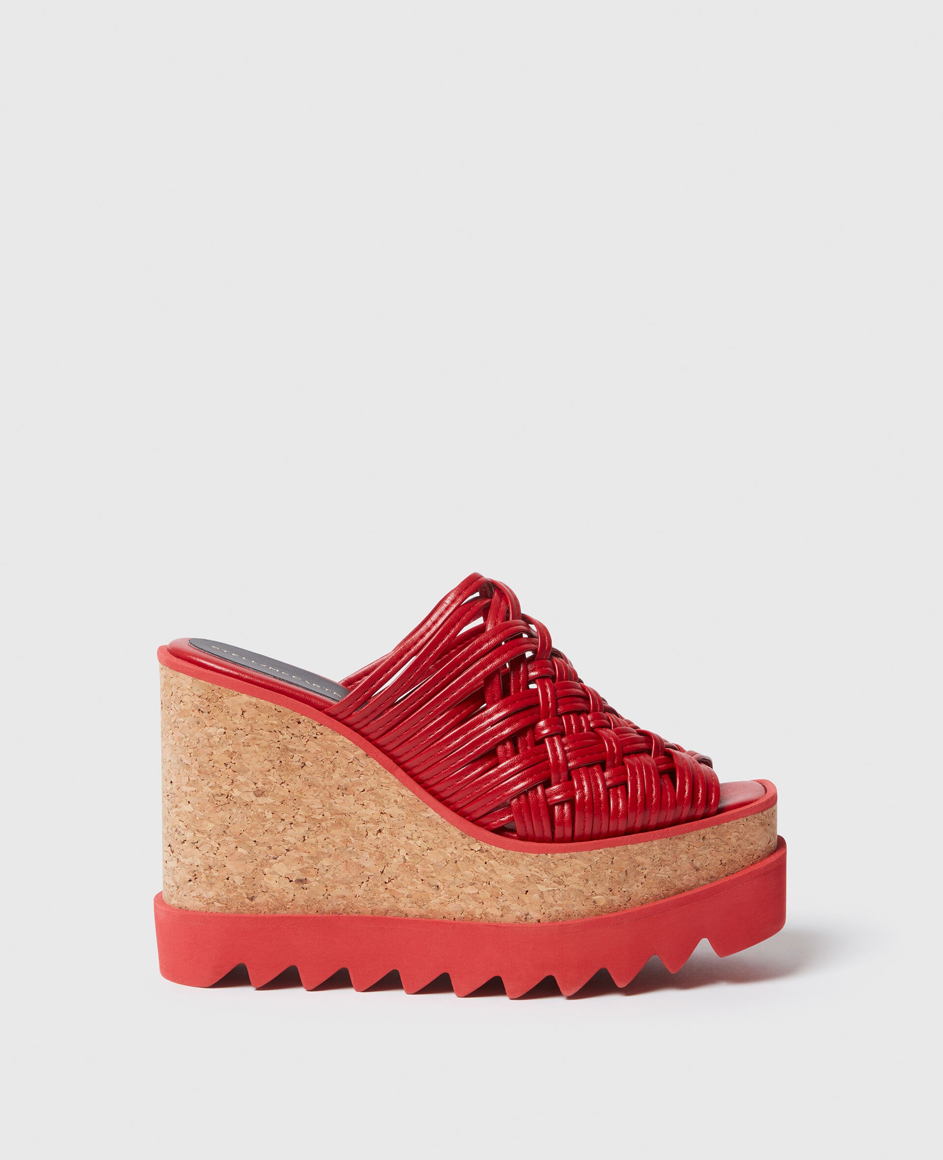 Sneak-Elyse Woven Platform Wedge Sandals