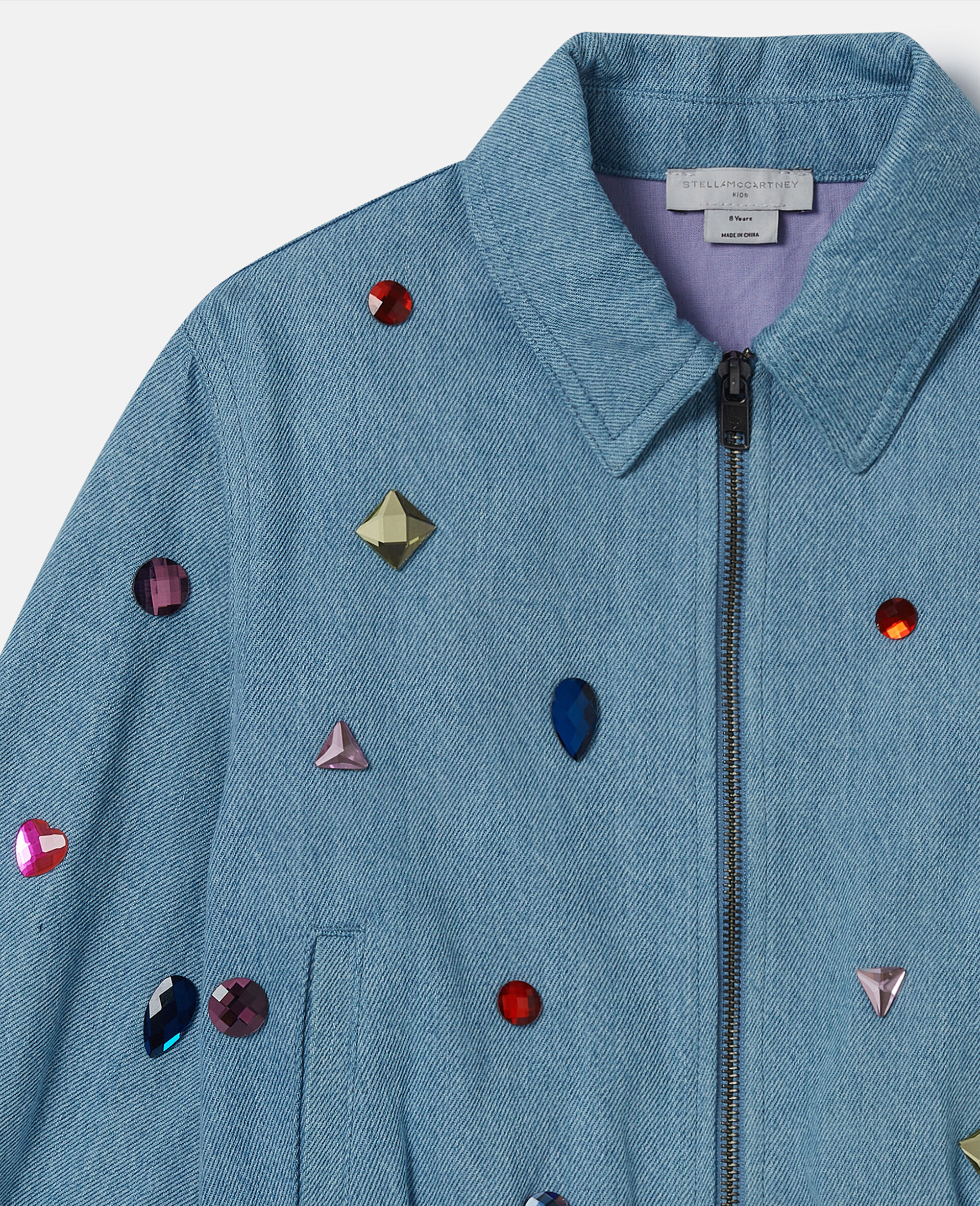 Jewel Embroidered Denim Jacket