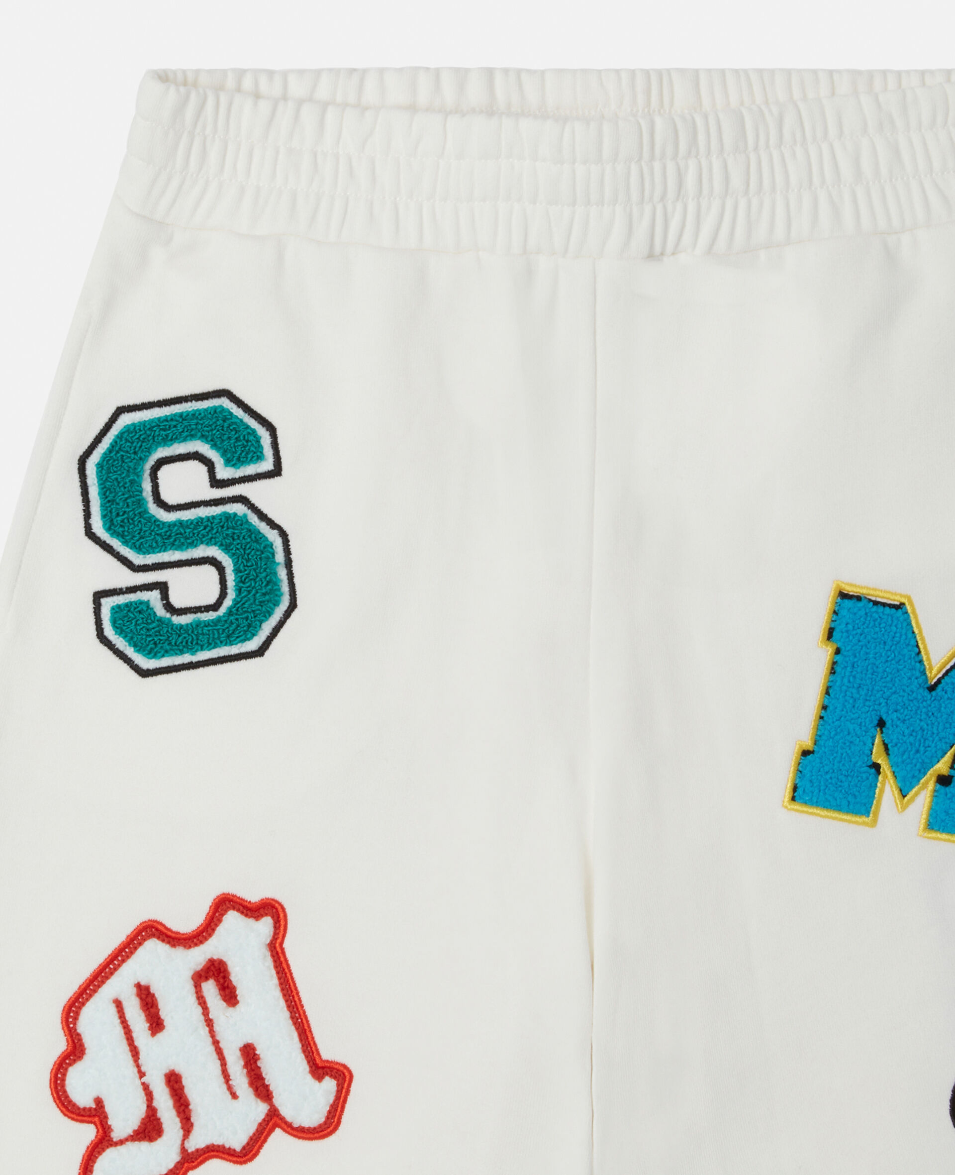 Brand Initials Embroidered Shorts
