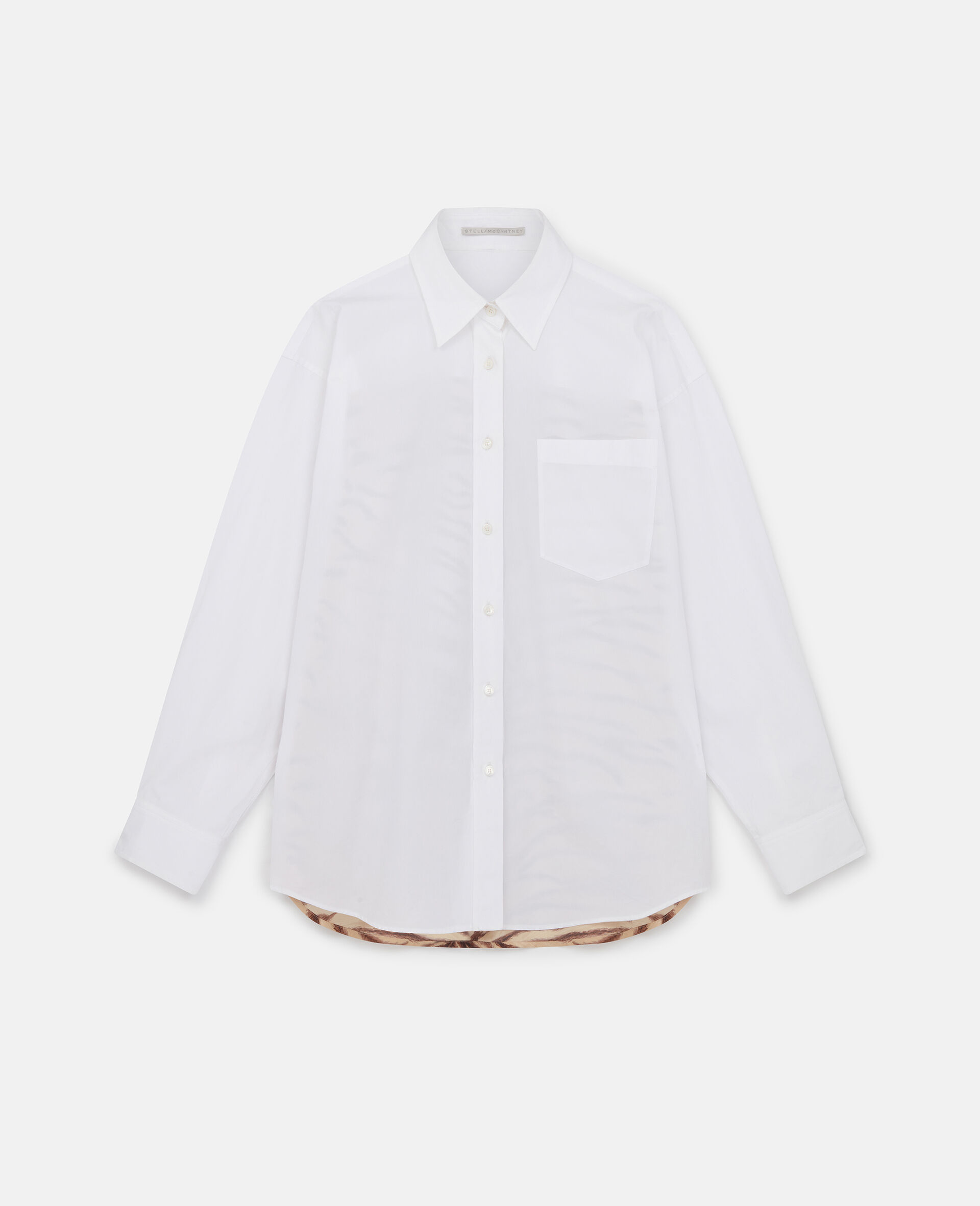Tiger Print Panel Shirt