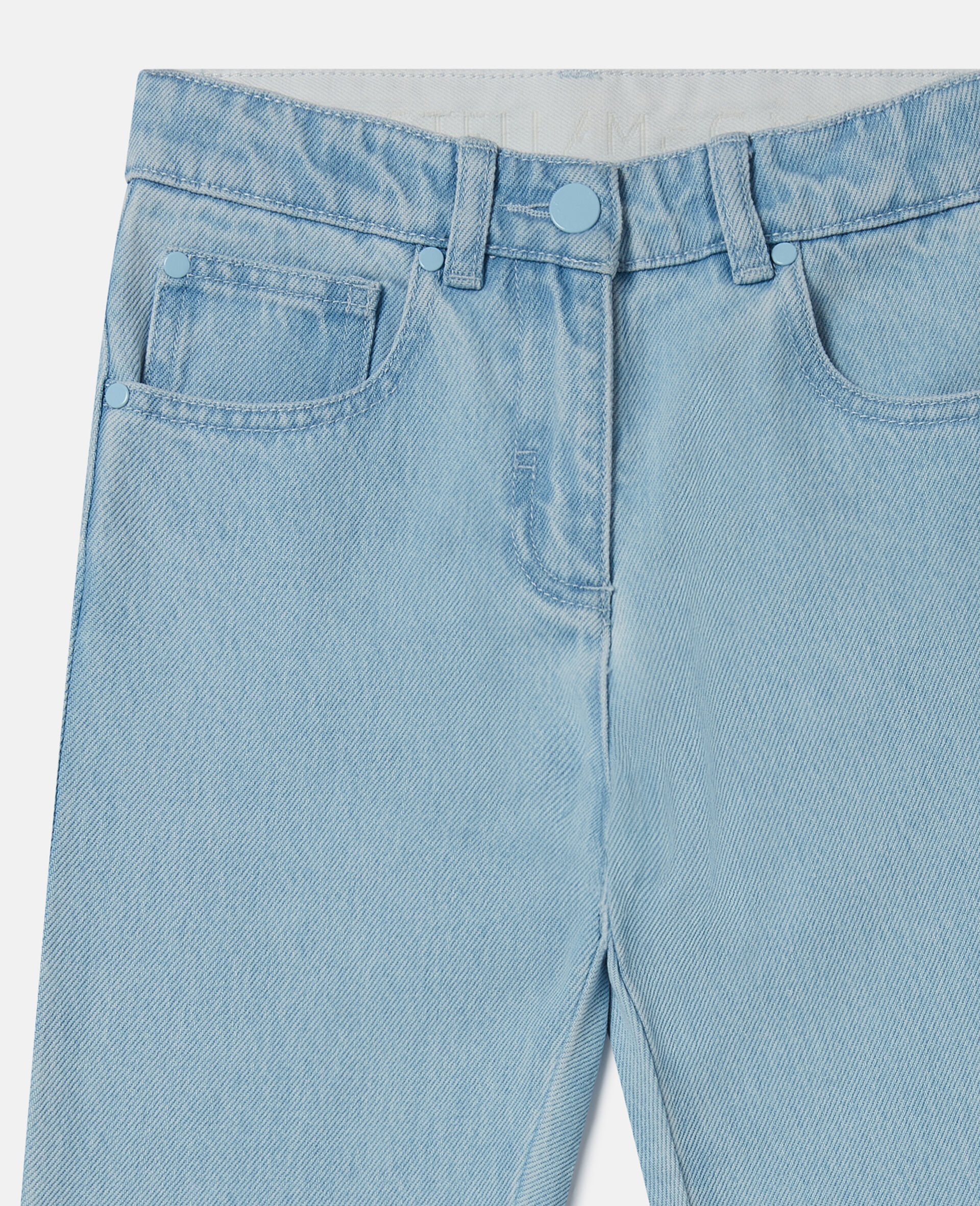Straight-Leg Denim Jeans