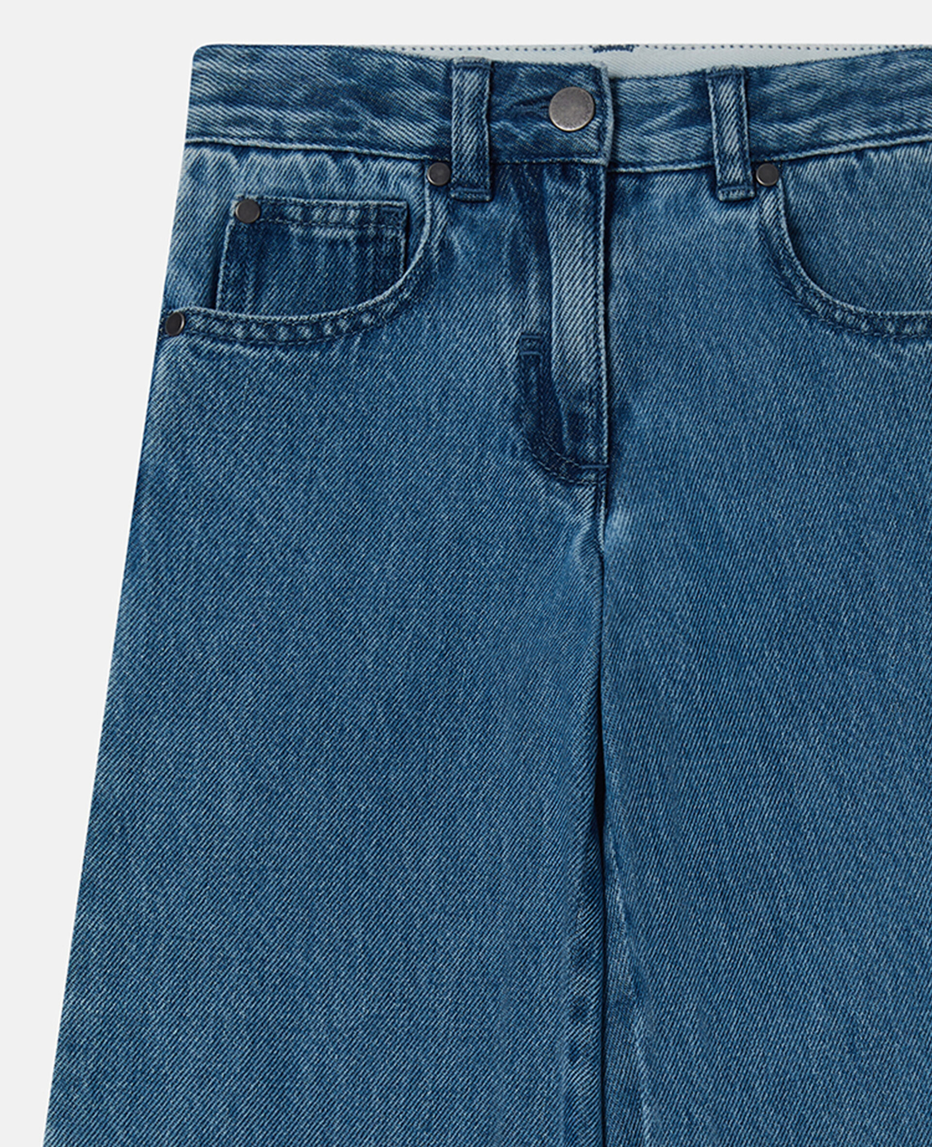 Straight-Leg Denim Jeans