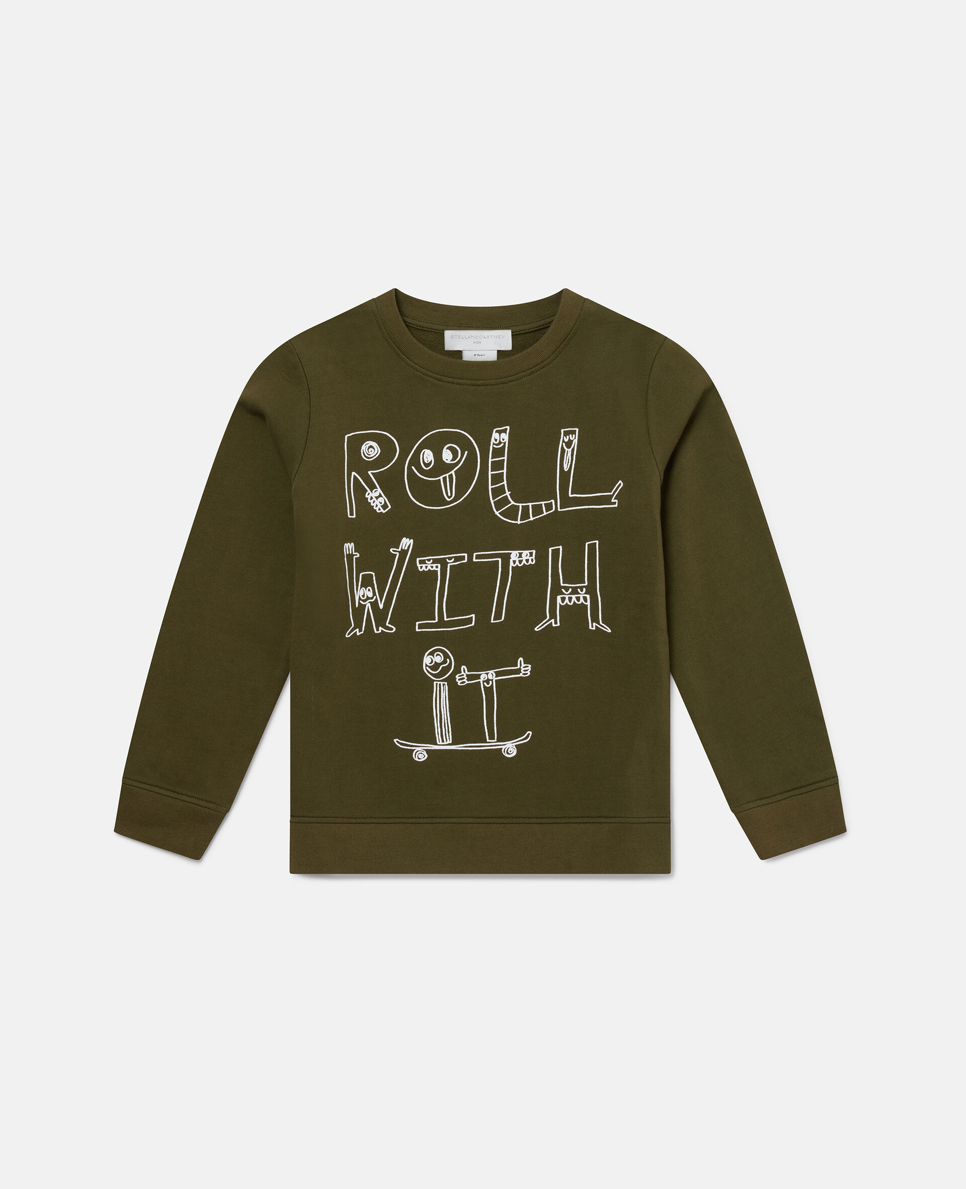 Lettering Graphic Long-Sleeve T-Shirt