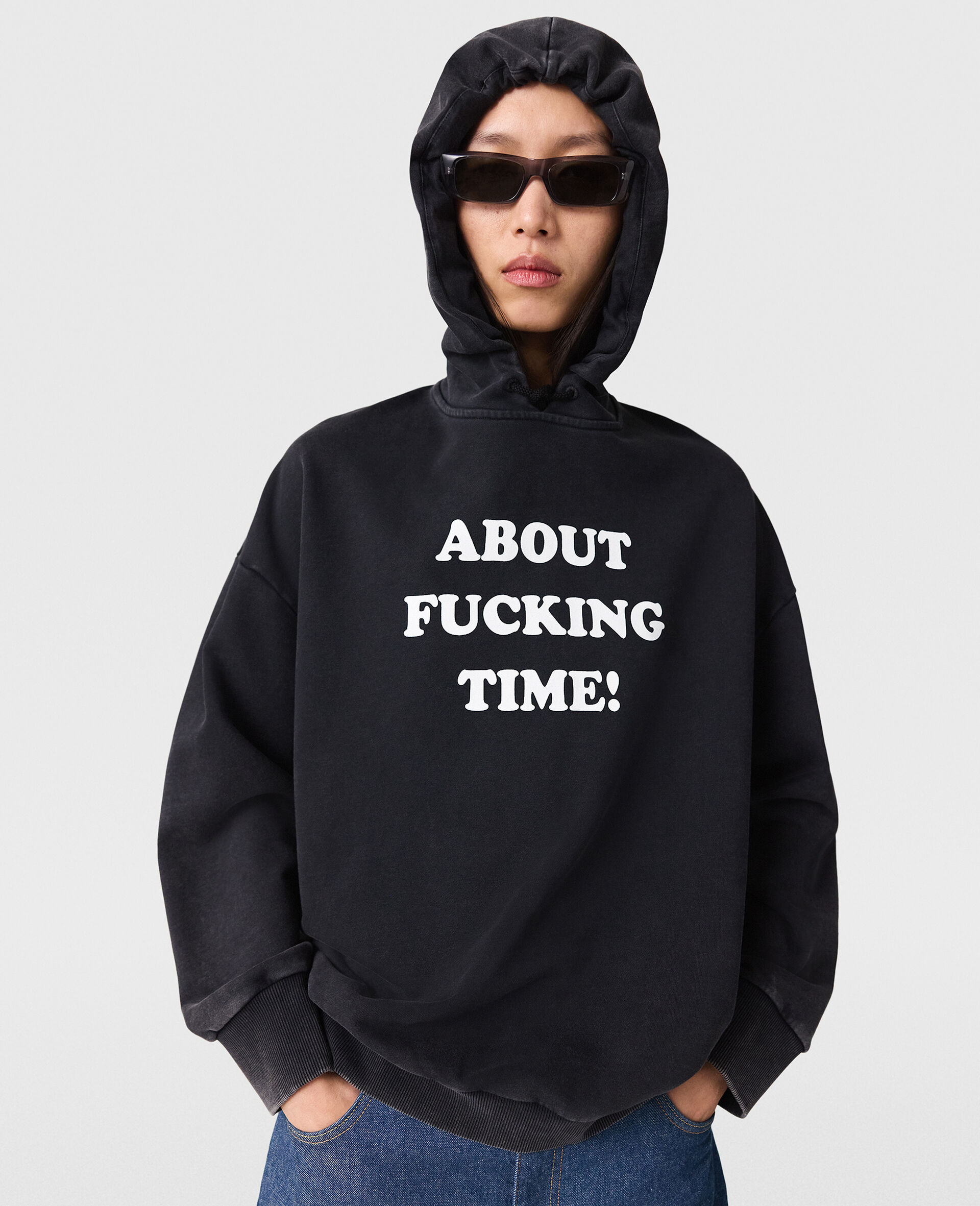 About Fucking Time! Hoodie