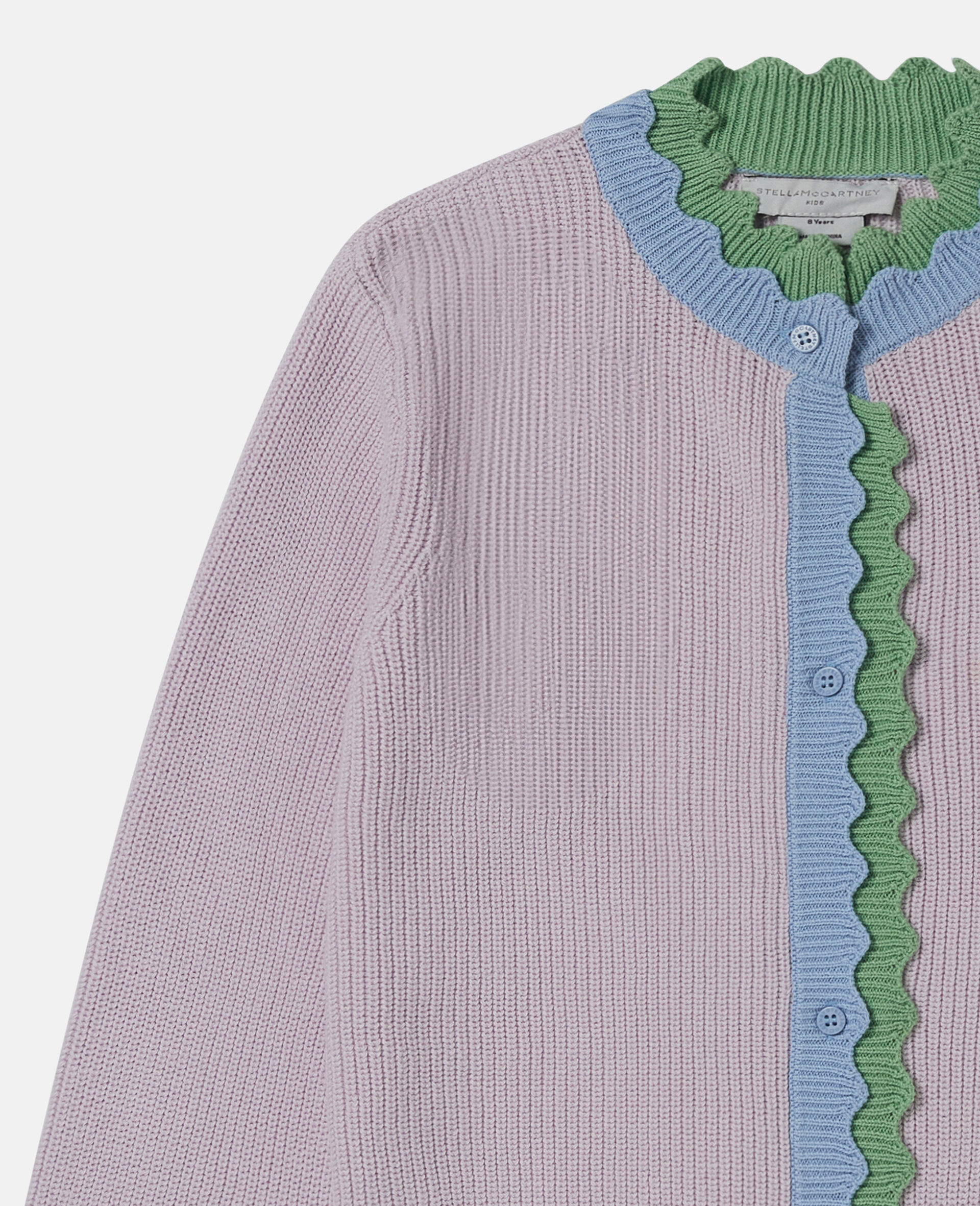 Scalloped Trim Cardigan