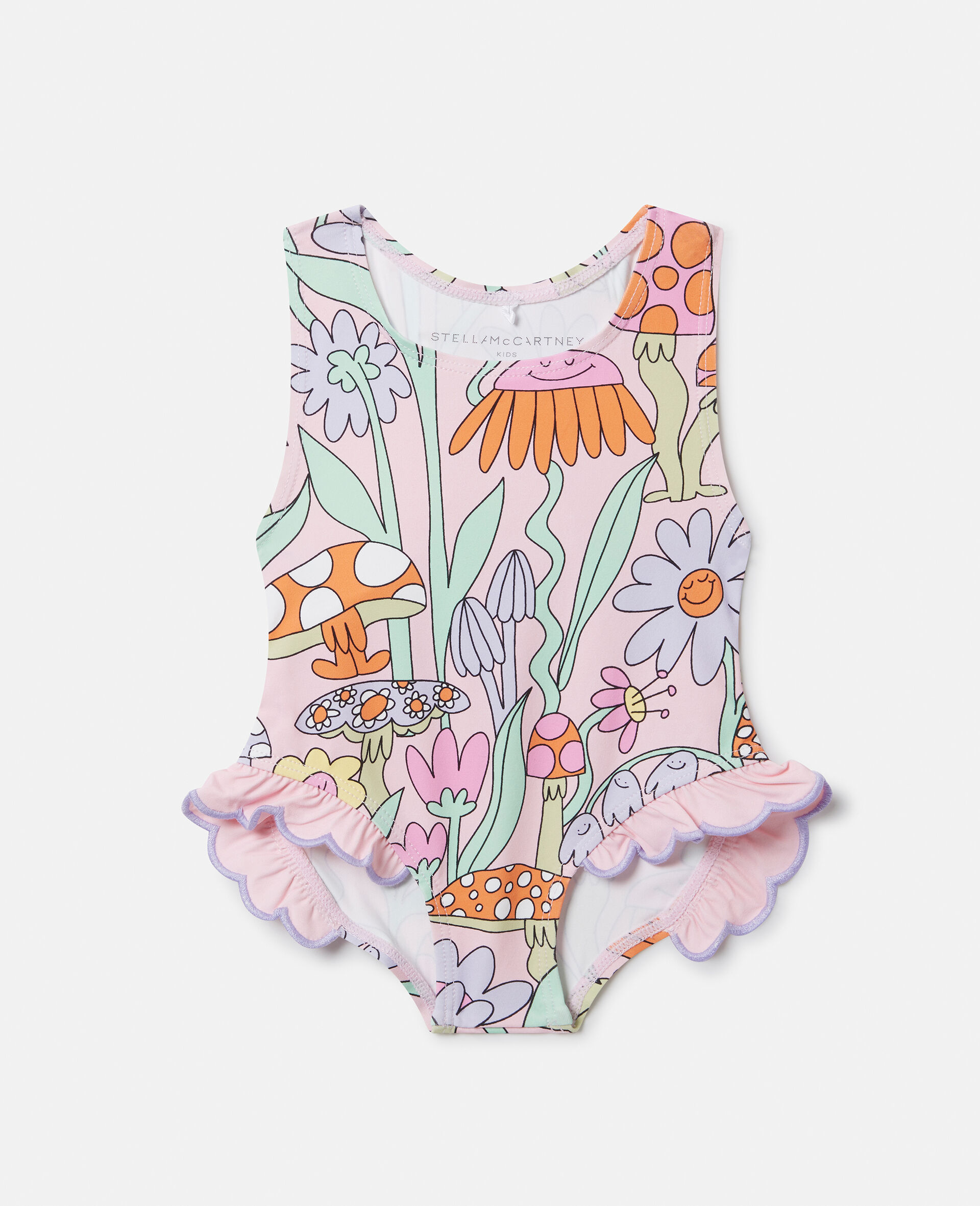 Woodland Print Frilled Swimsuit