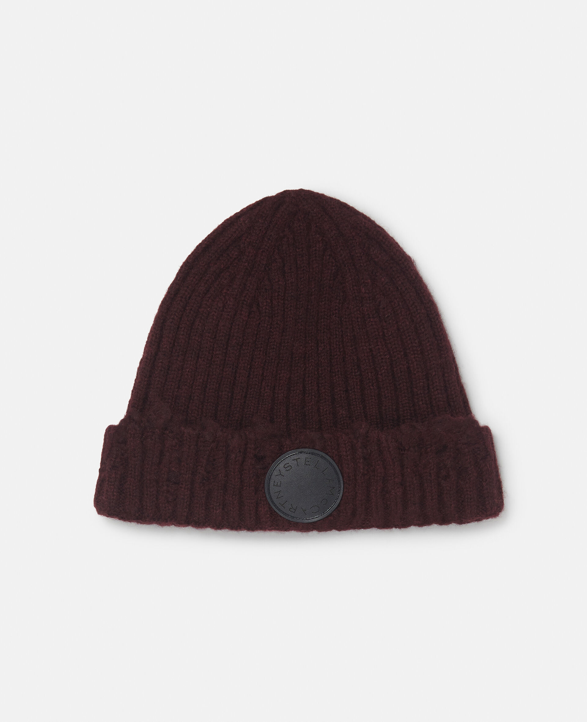 Distressed Ribbed Knit Beanie