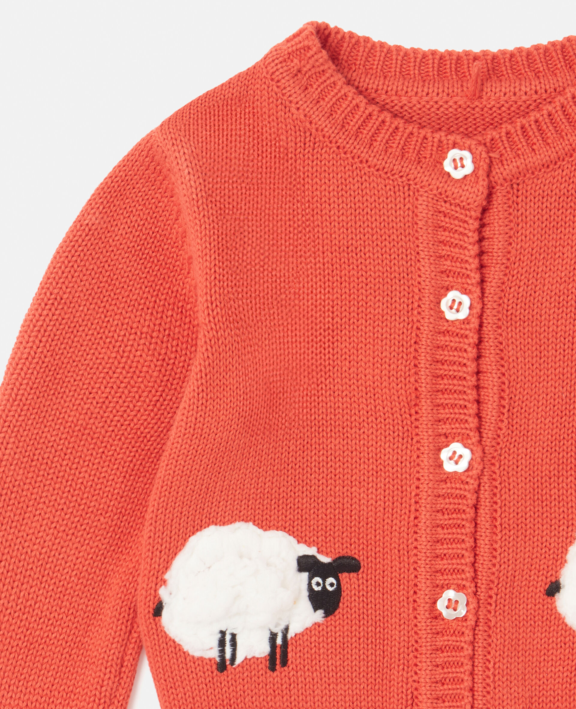Sheep Pattern Long-Sleeve T-Shirt