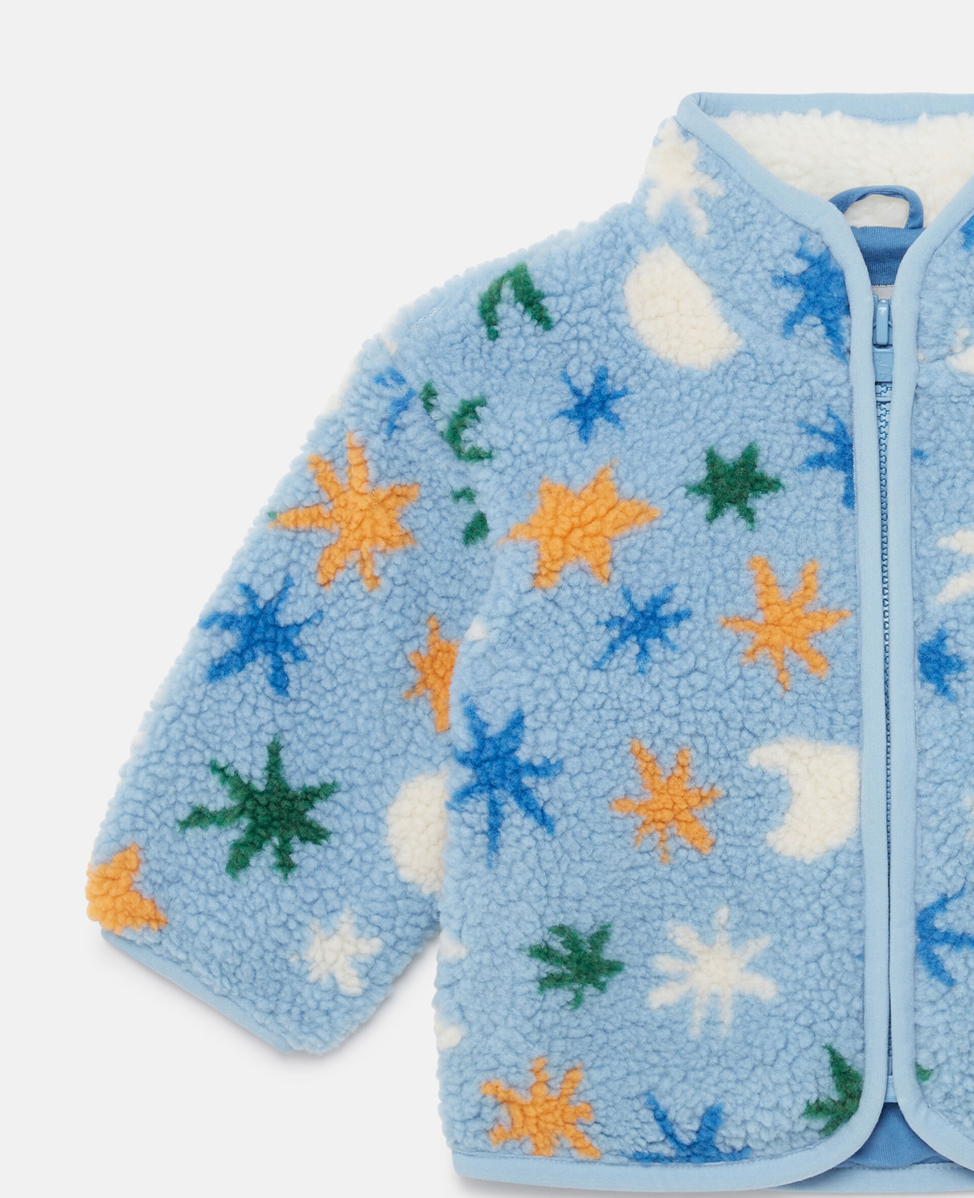 Moon and Stars Pattern Fleece