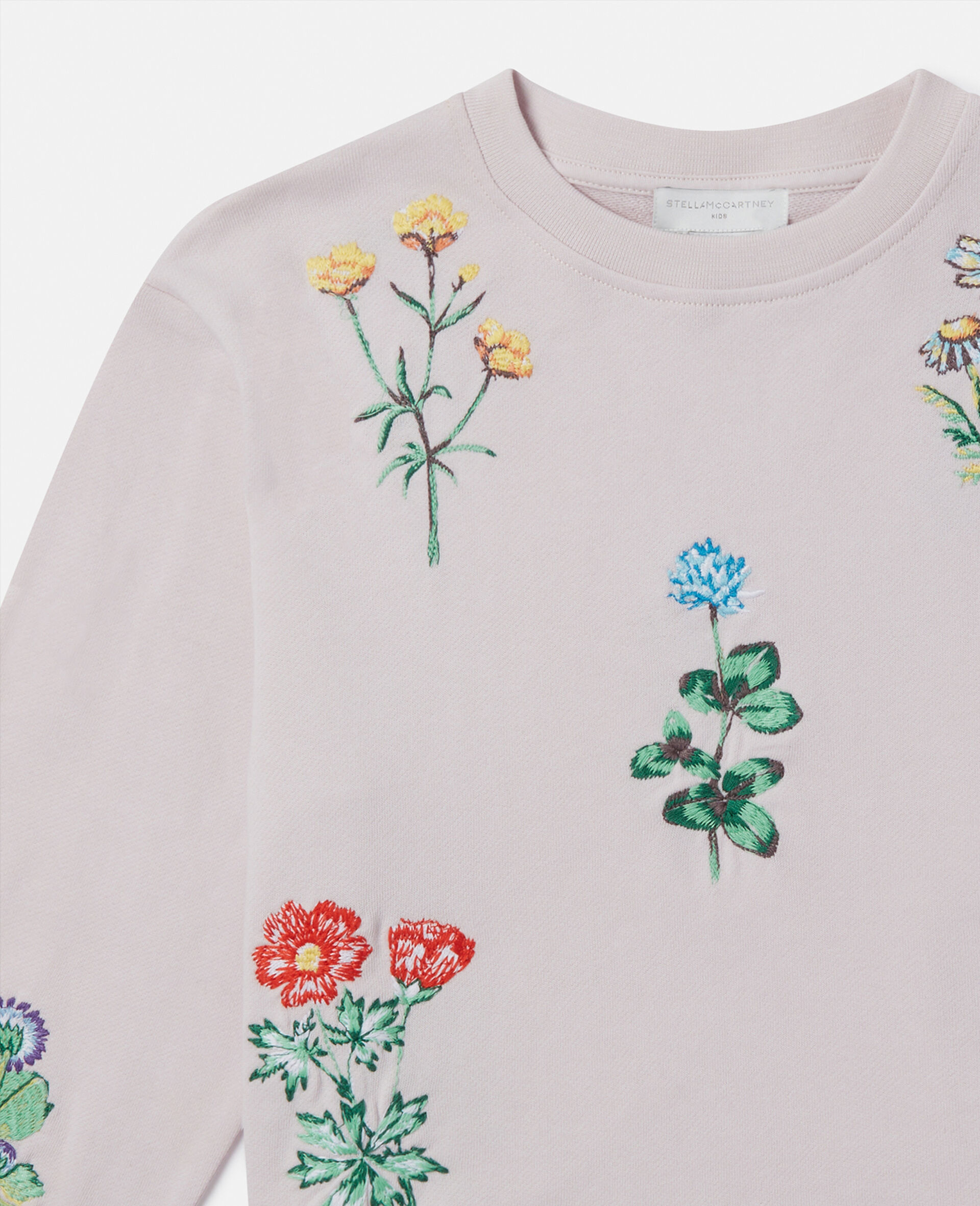 Flower Embroidered Sweatshirt