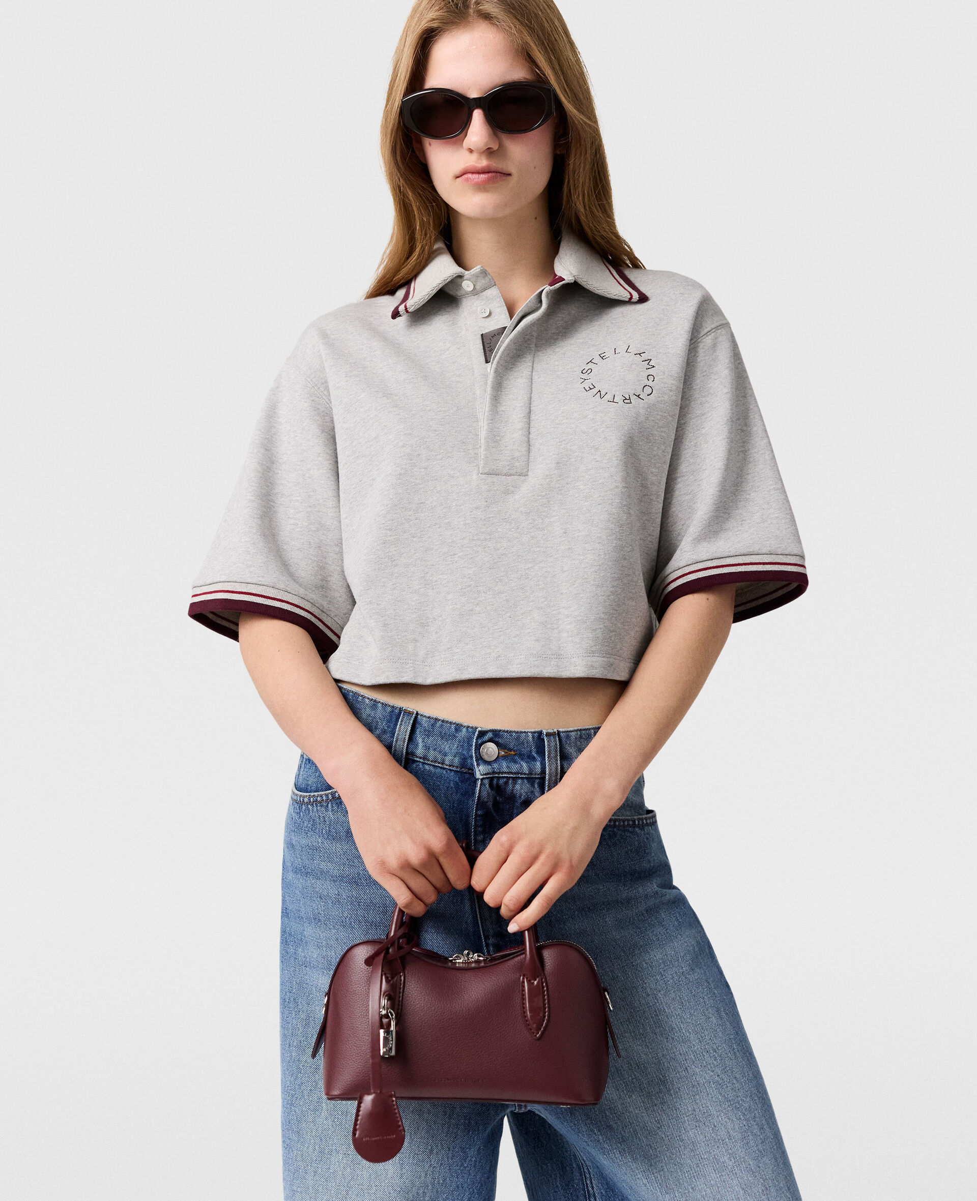 Cropped Short-Sleeve Rugby Shirt