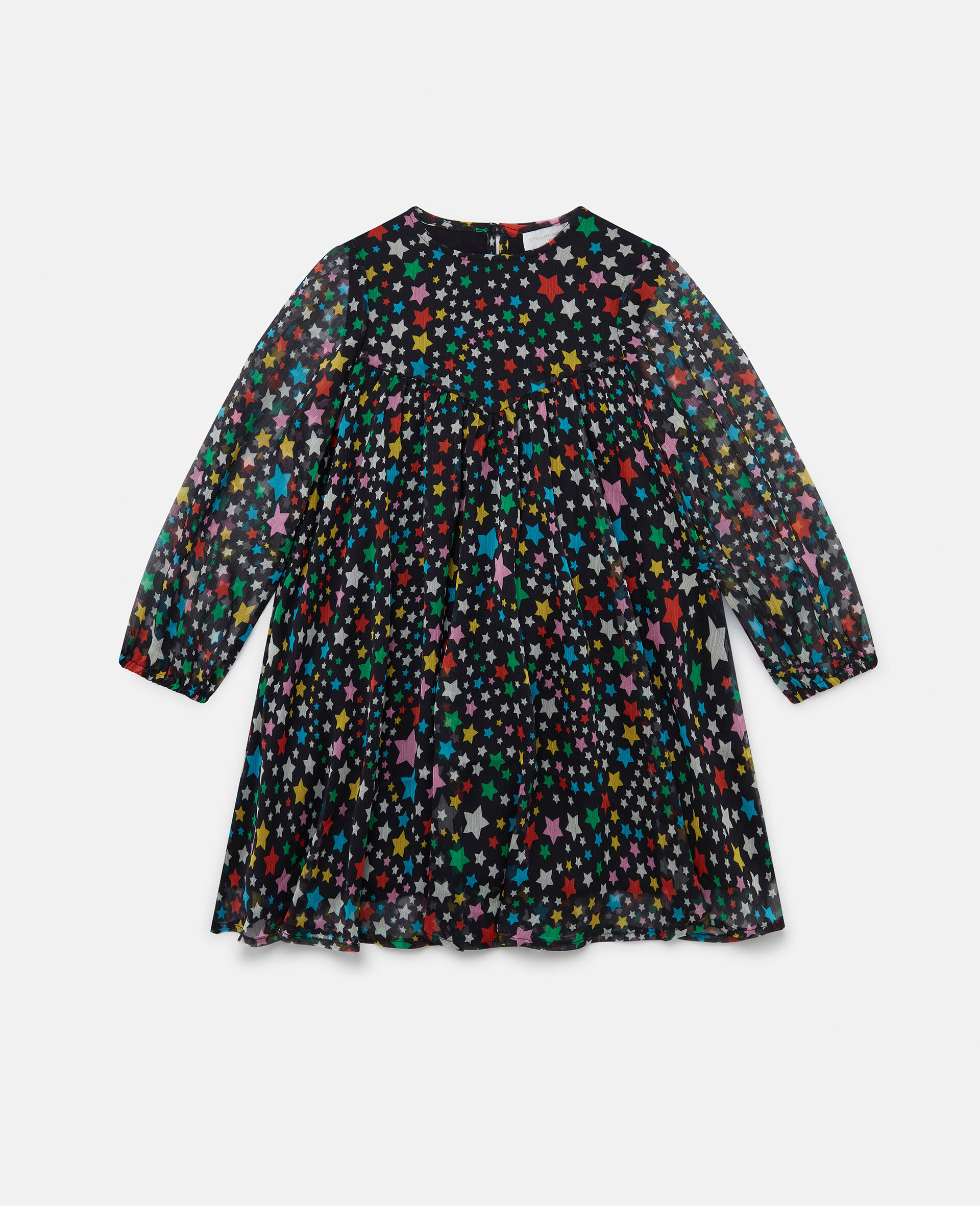 Star Pattern Pleated Dress