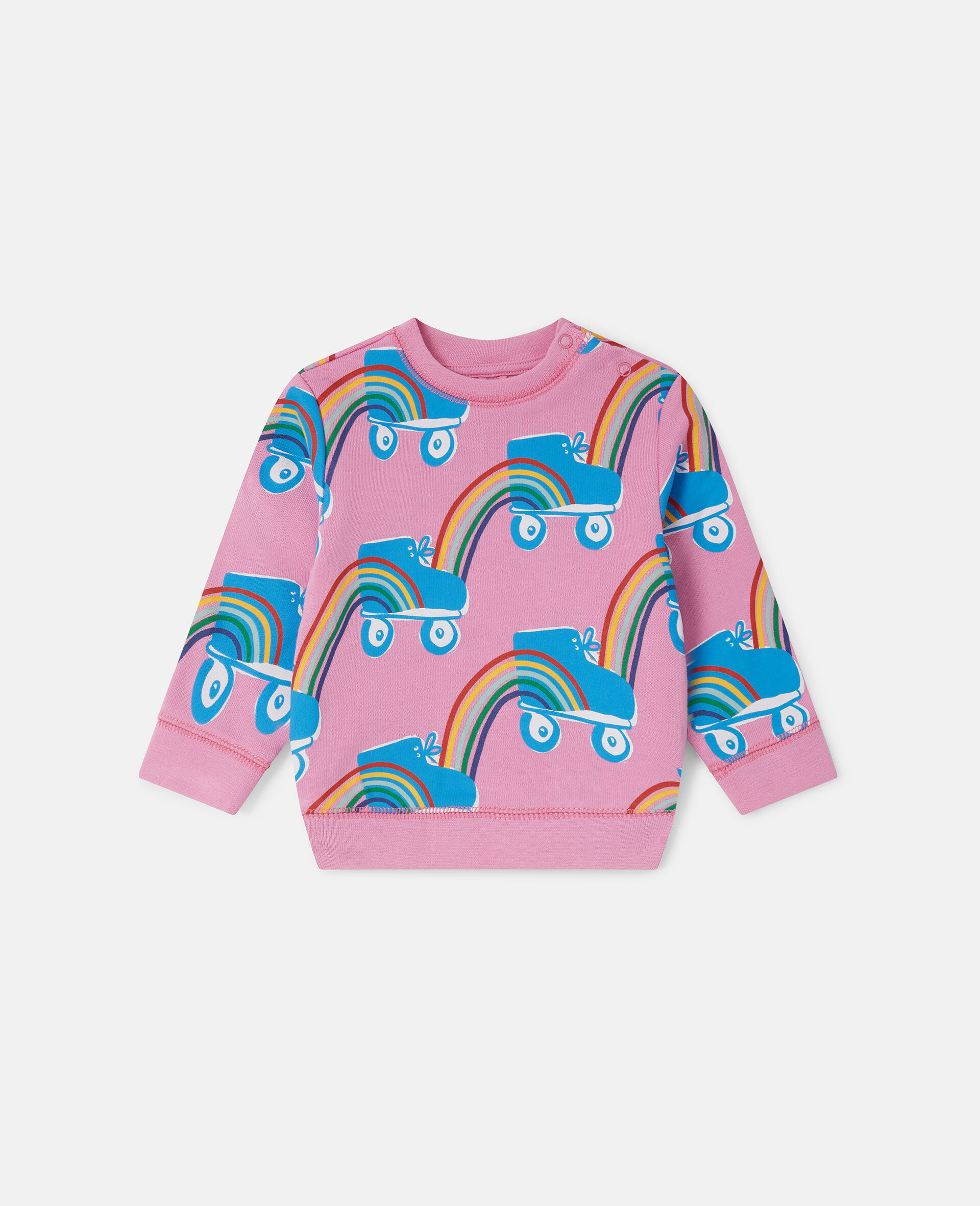 Rollerskate Rainbow Print Sweatshirt