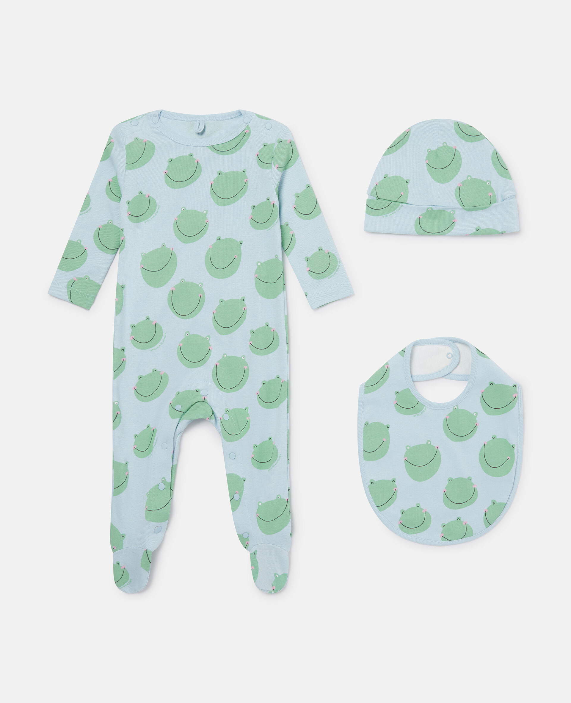 Frog Print Romper Gift Set