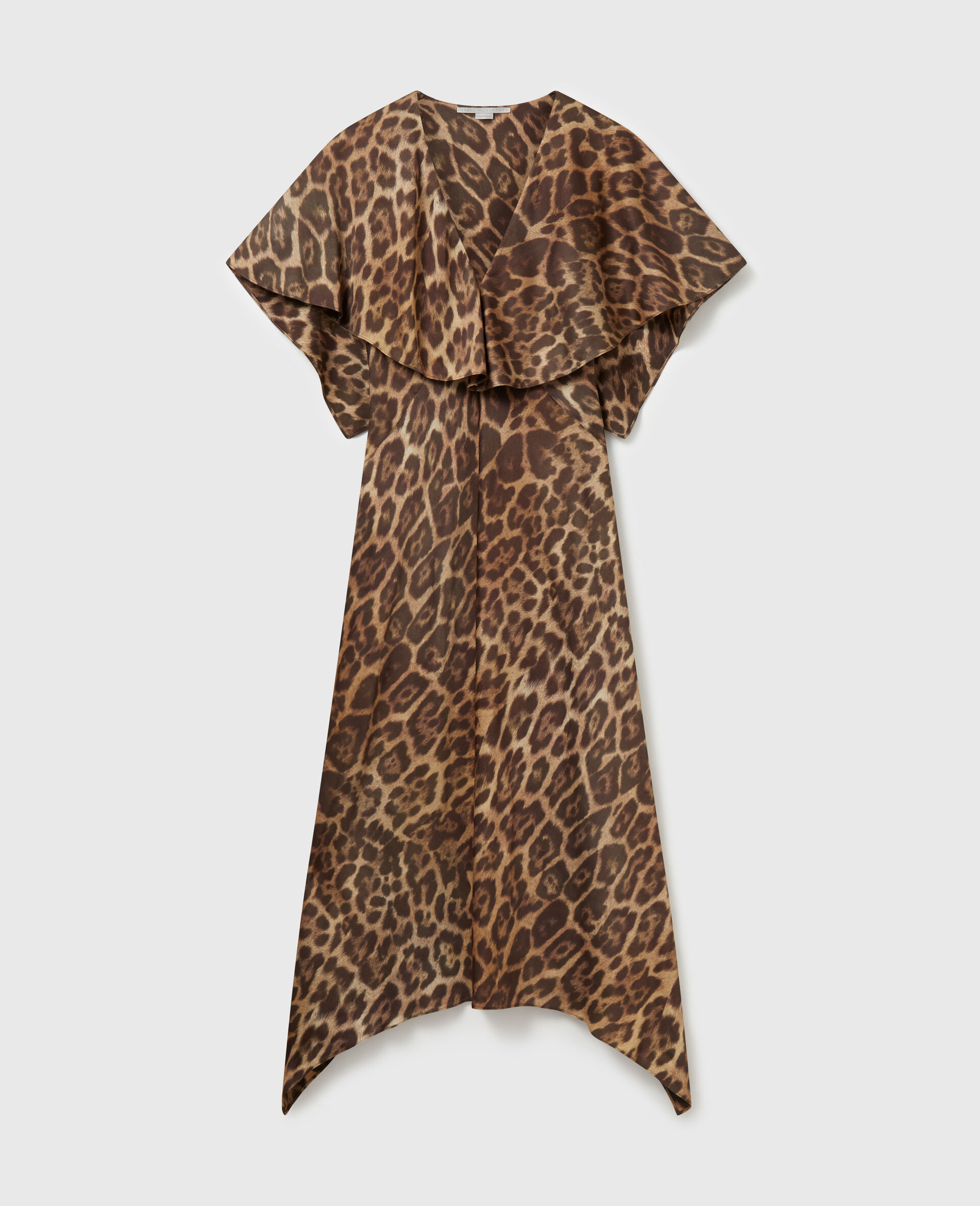 Leopard Shawl Maxi Dress