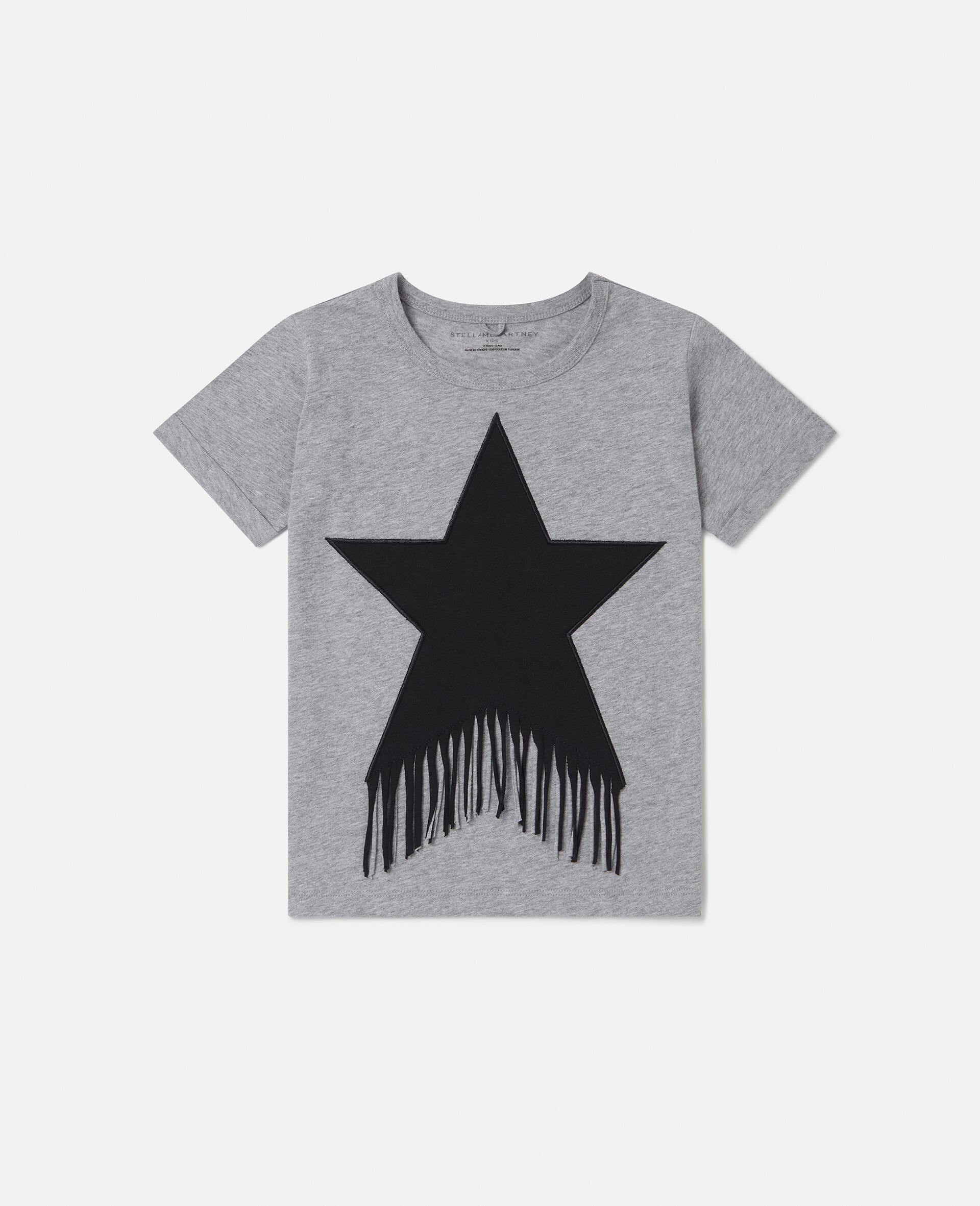 Star Graphic Fringed T-Shirt