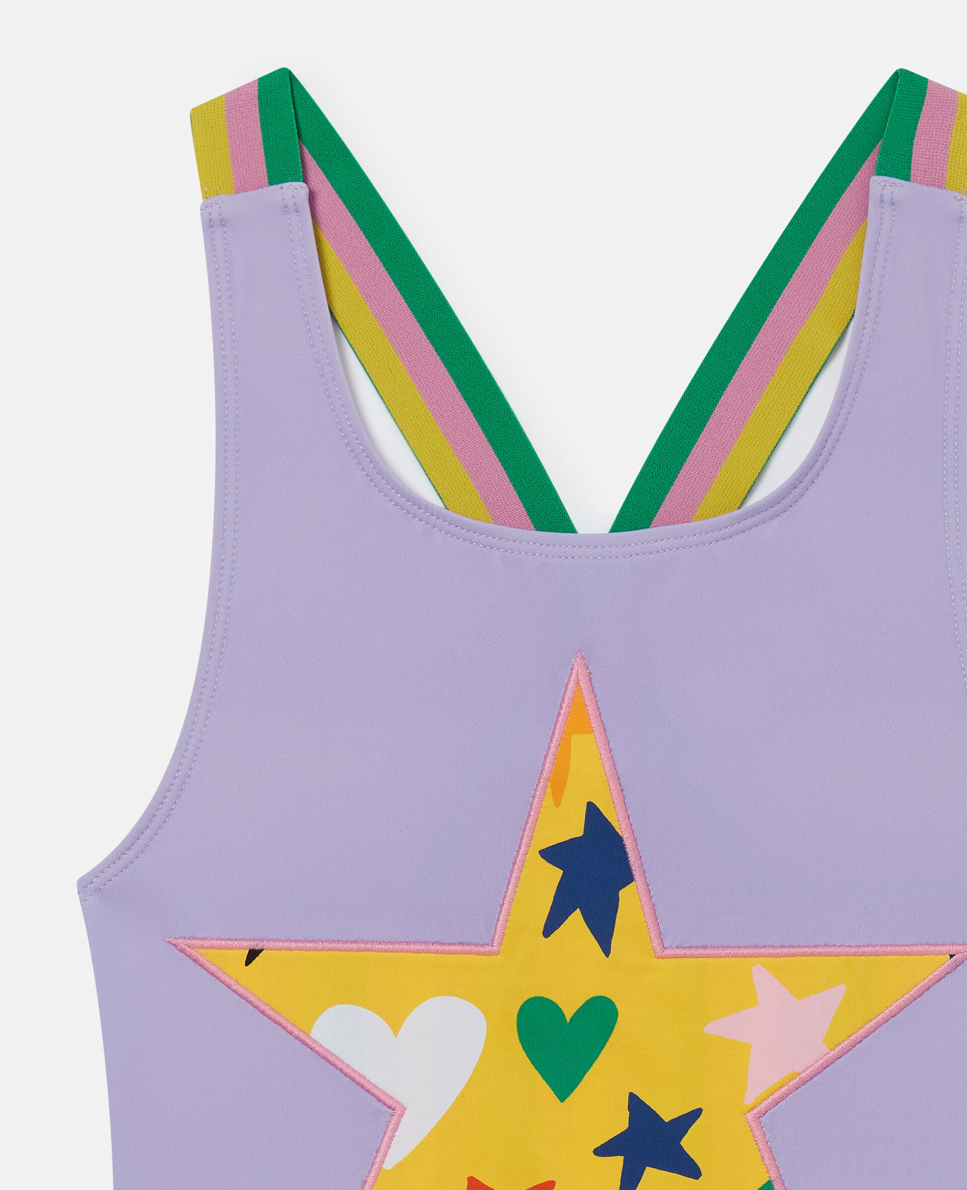 Star Graphic Fringe Swimsuit