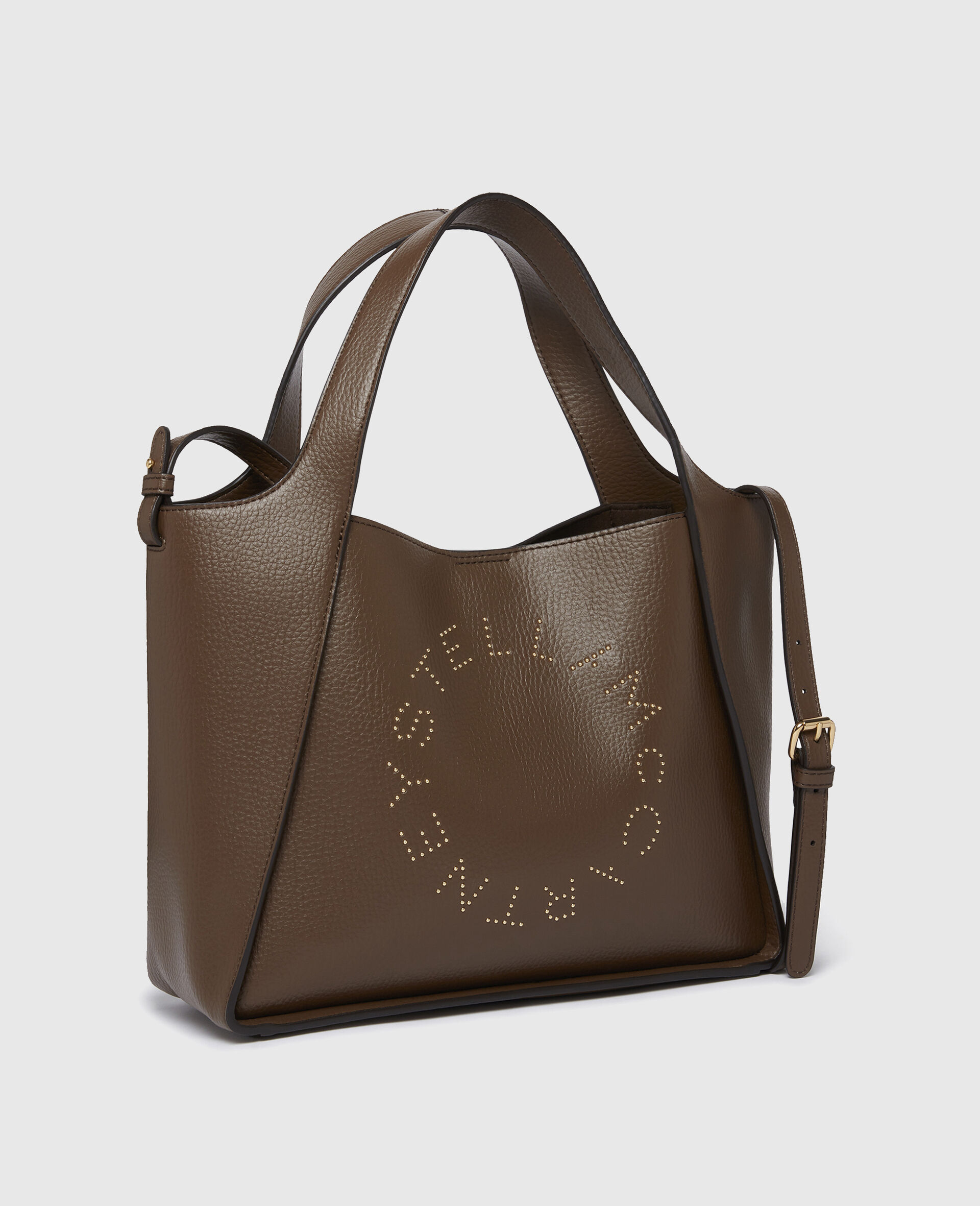 Logo Top Handle Crossbody Tote Bag