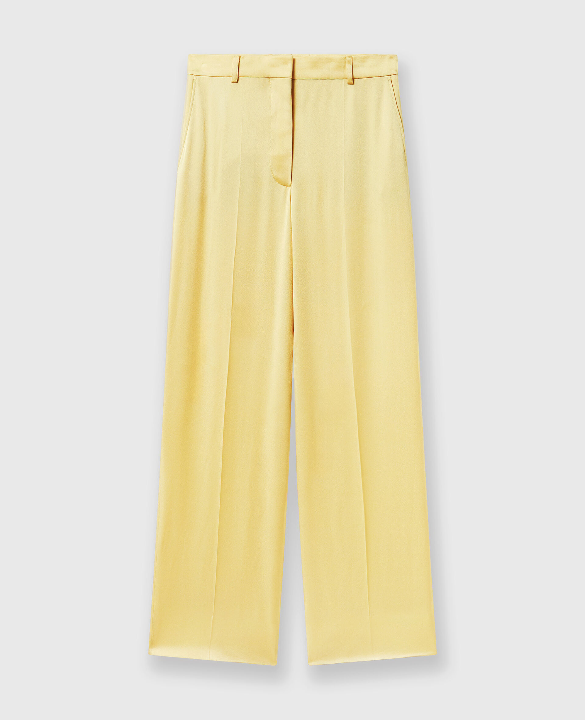 Low-Rise Straight-Leg Pants