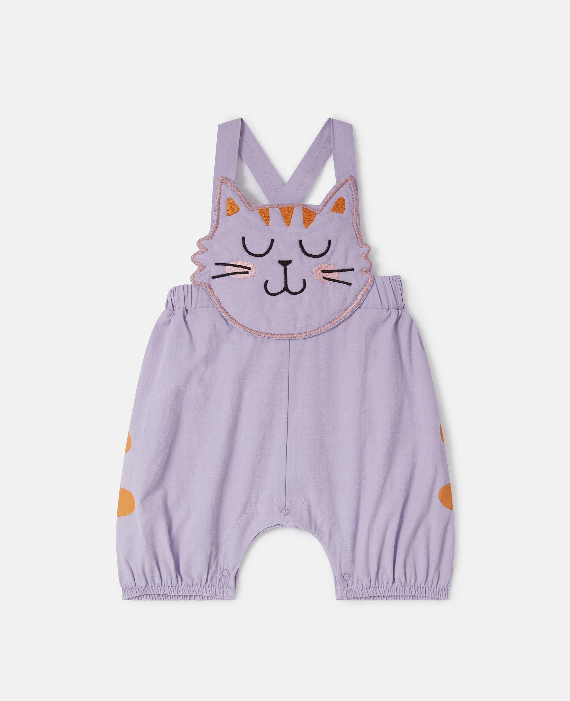 Cat Graphic Dungarees