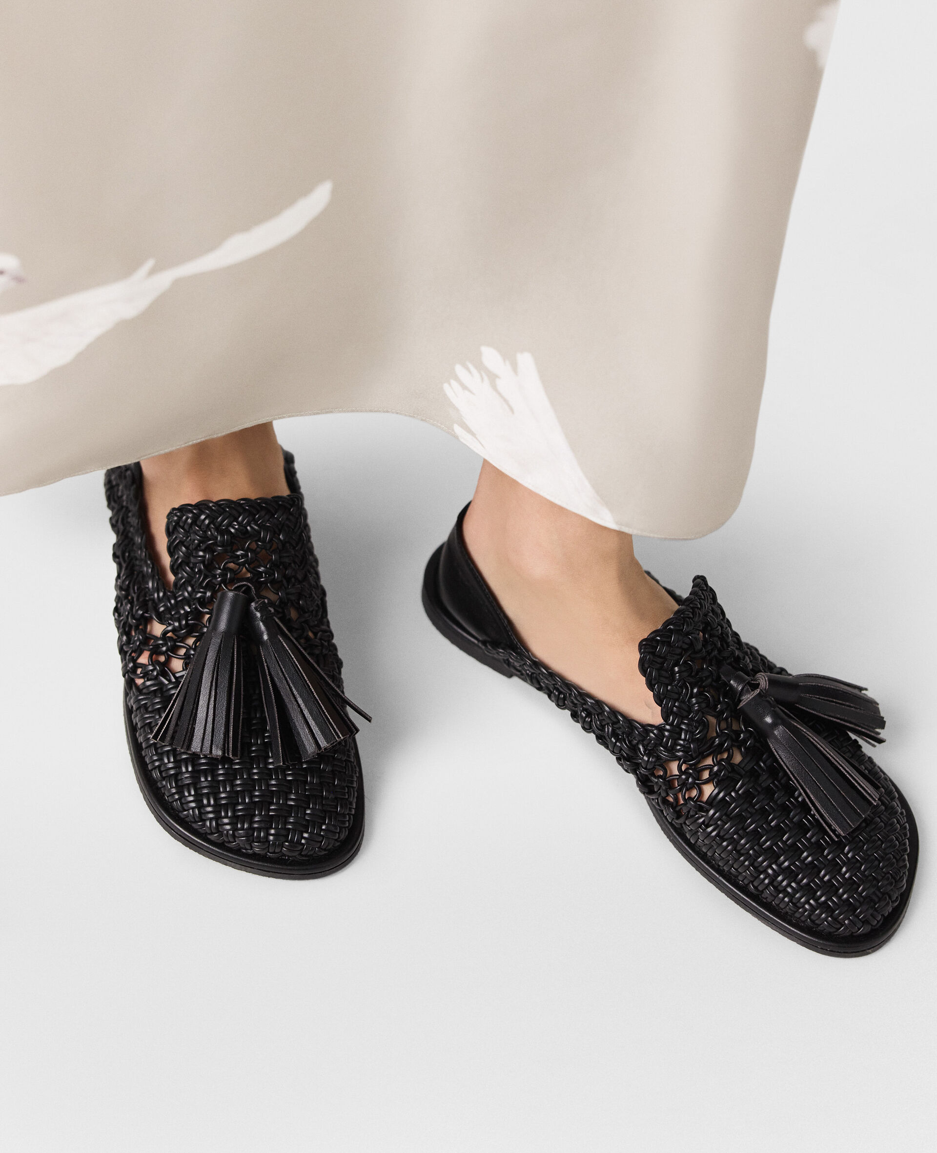Ryder Woven Tassel Loafers