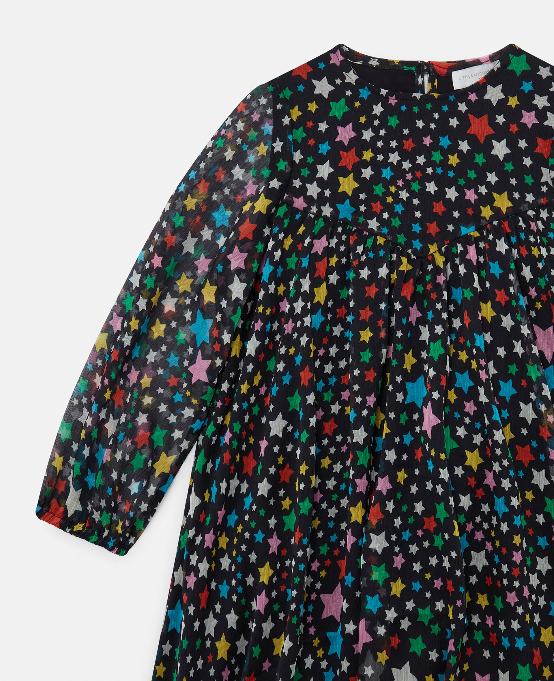 Star Pattern Pleated Dress