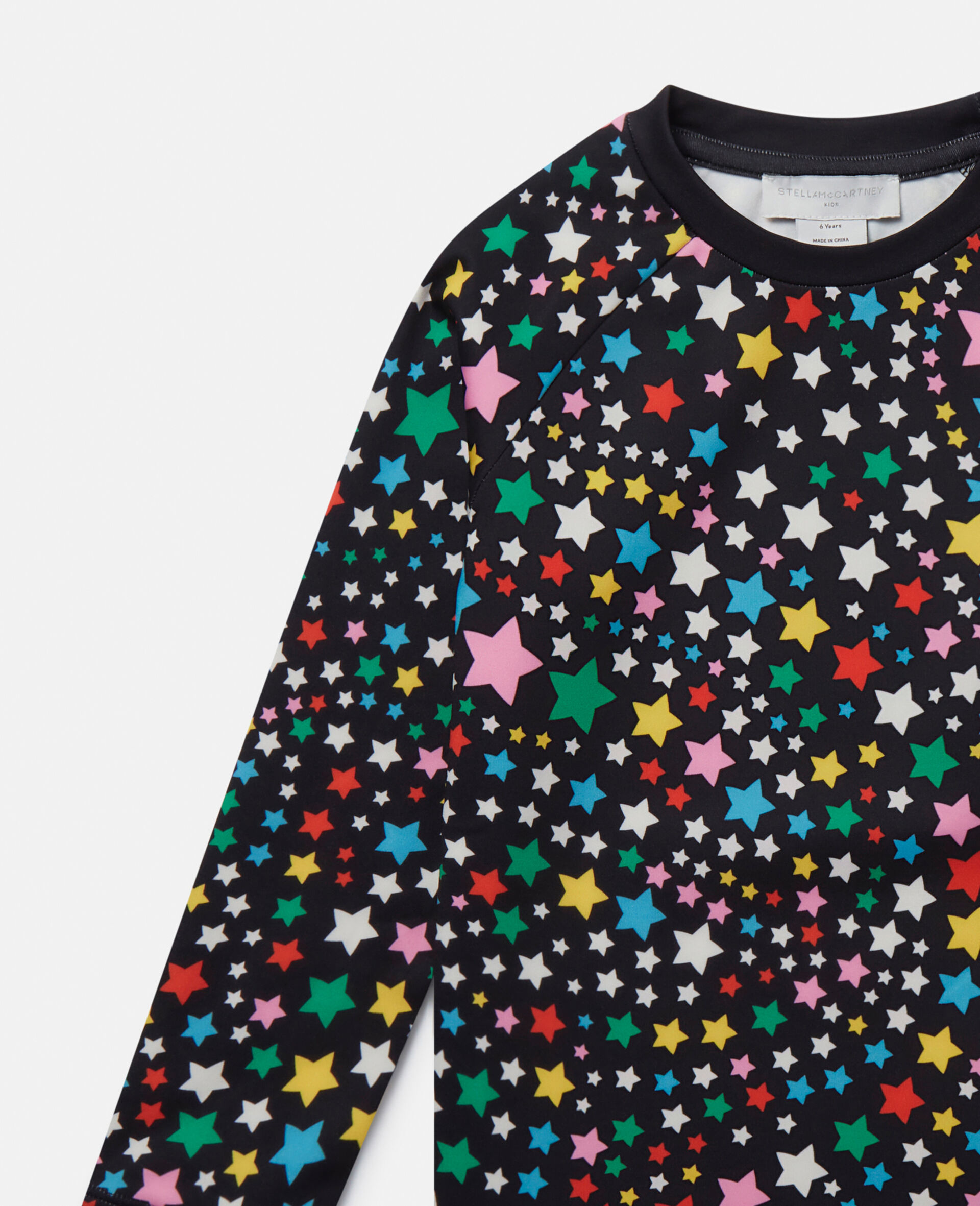 Star Pattern Long-Sleeve T-Shirt