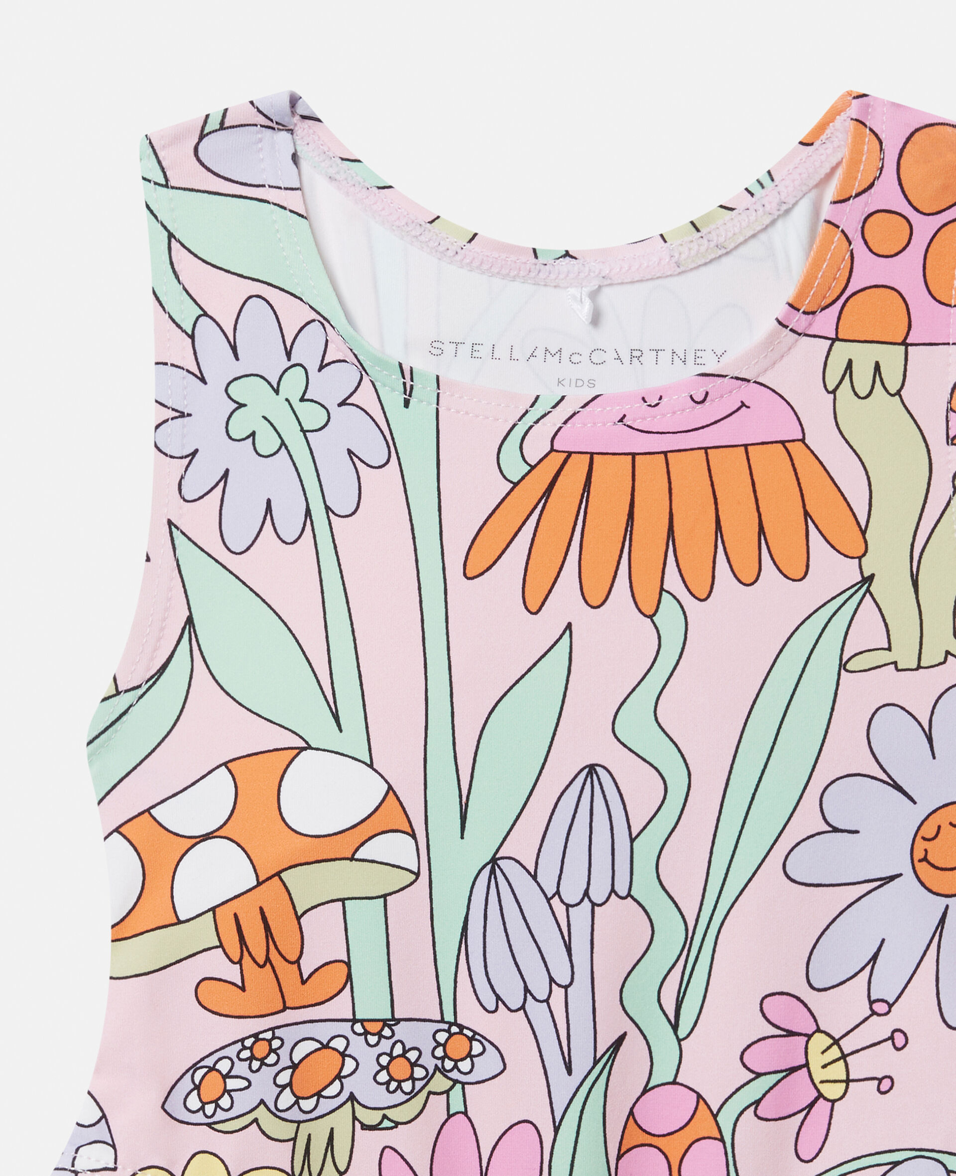 Woodland Print Frilled Swimsuit