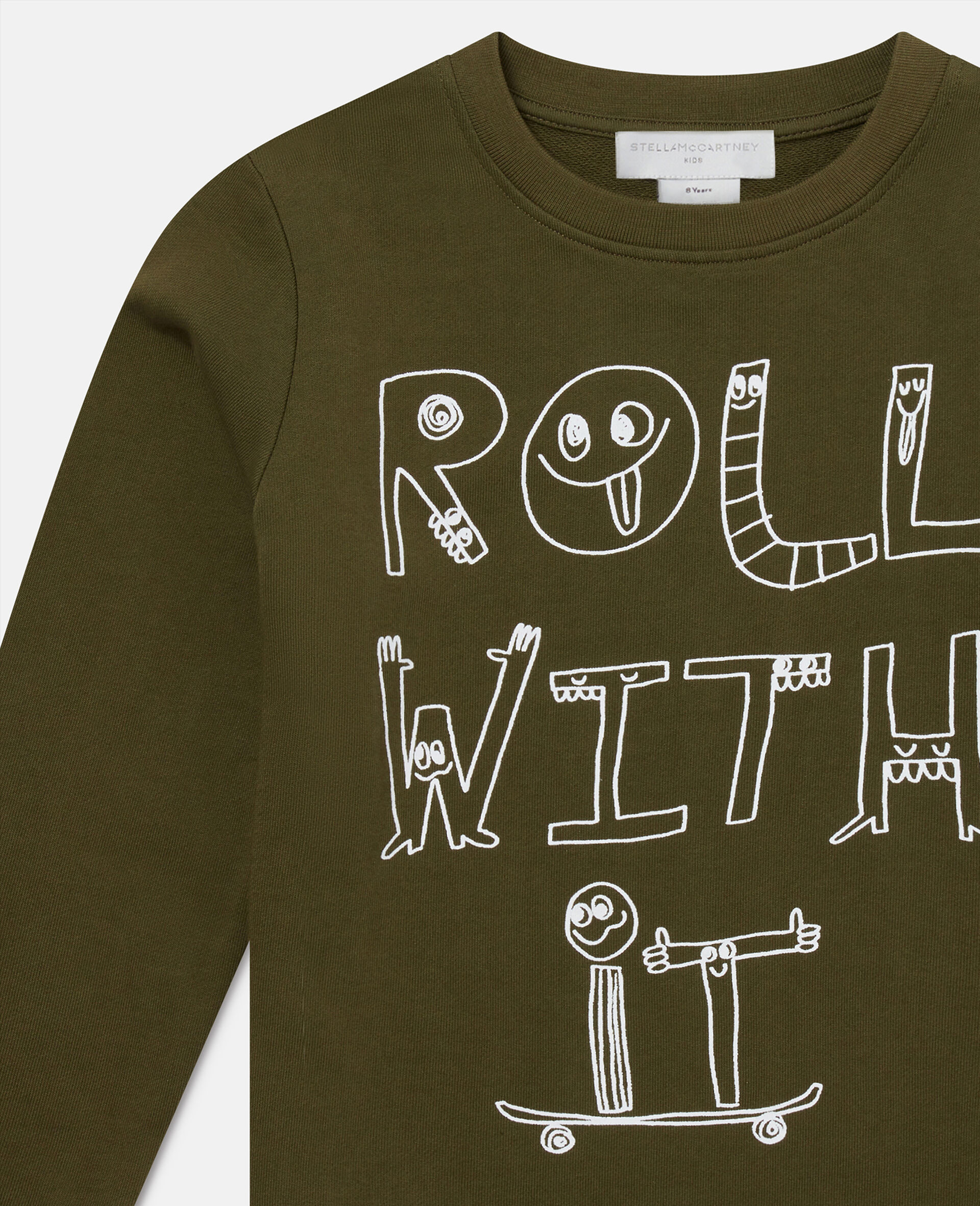 Lettering Graphic Long-Sleeve T-Shirt