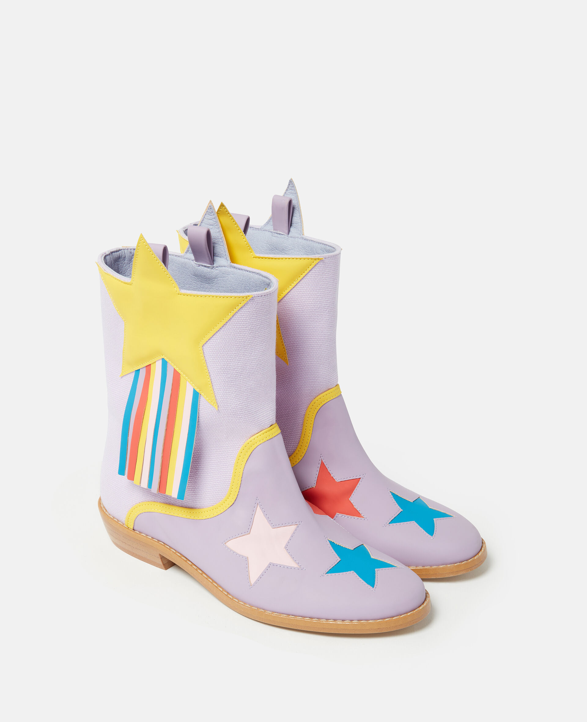 Star Pattern Western Boots