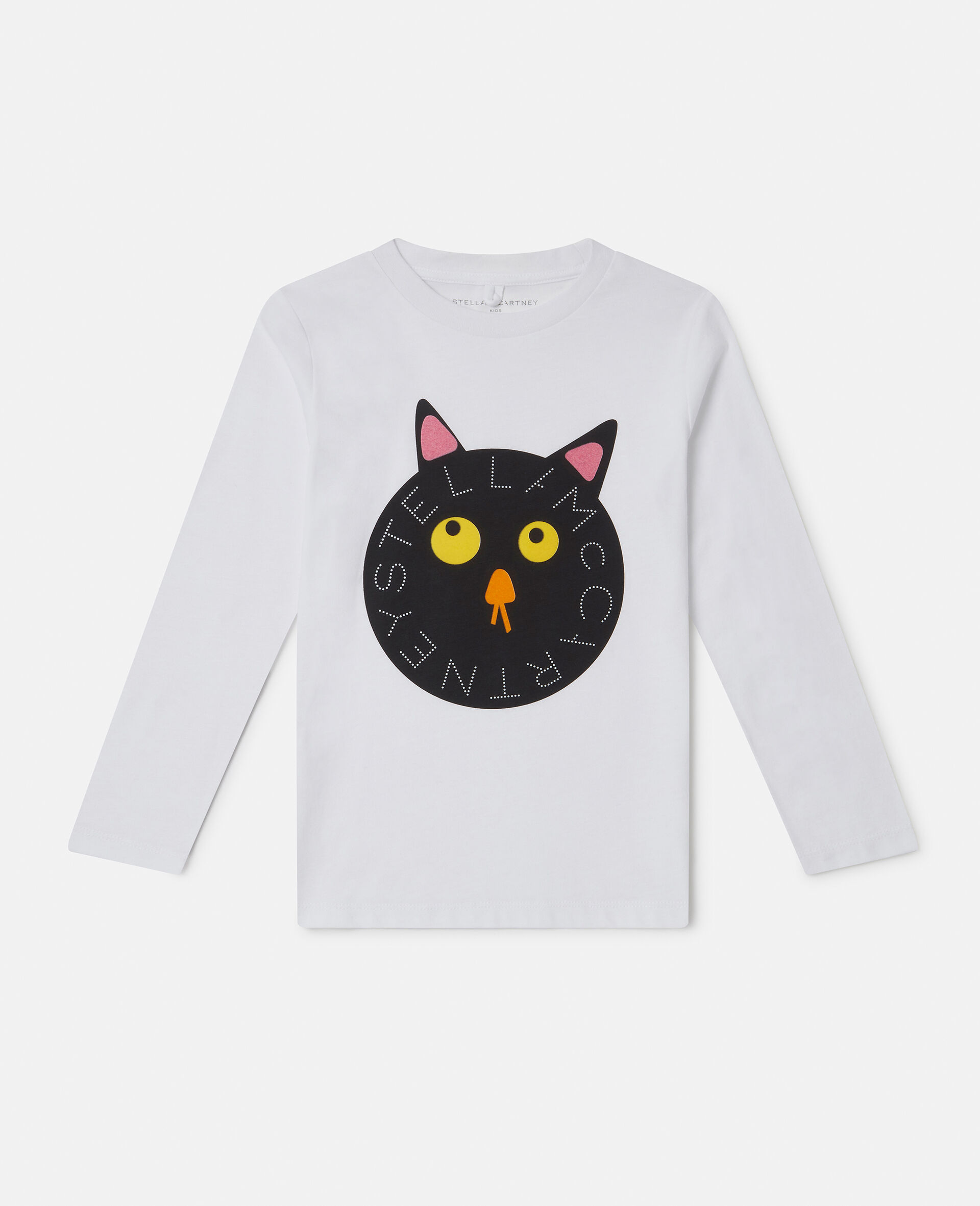 Spooky Cat Logo Long-Sleeve T-Shirt
