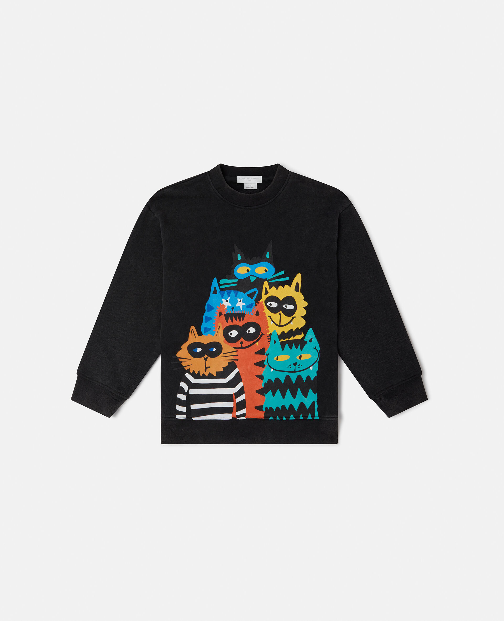 Cats Graphic Sweatshirt