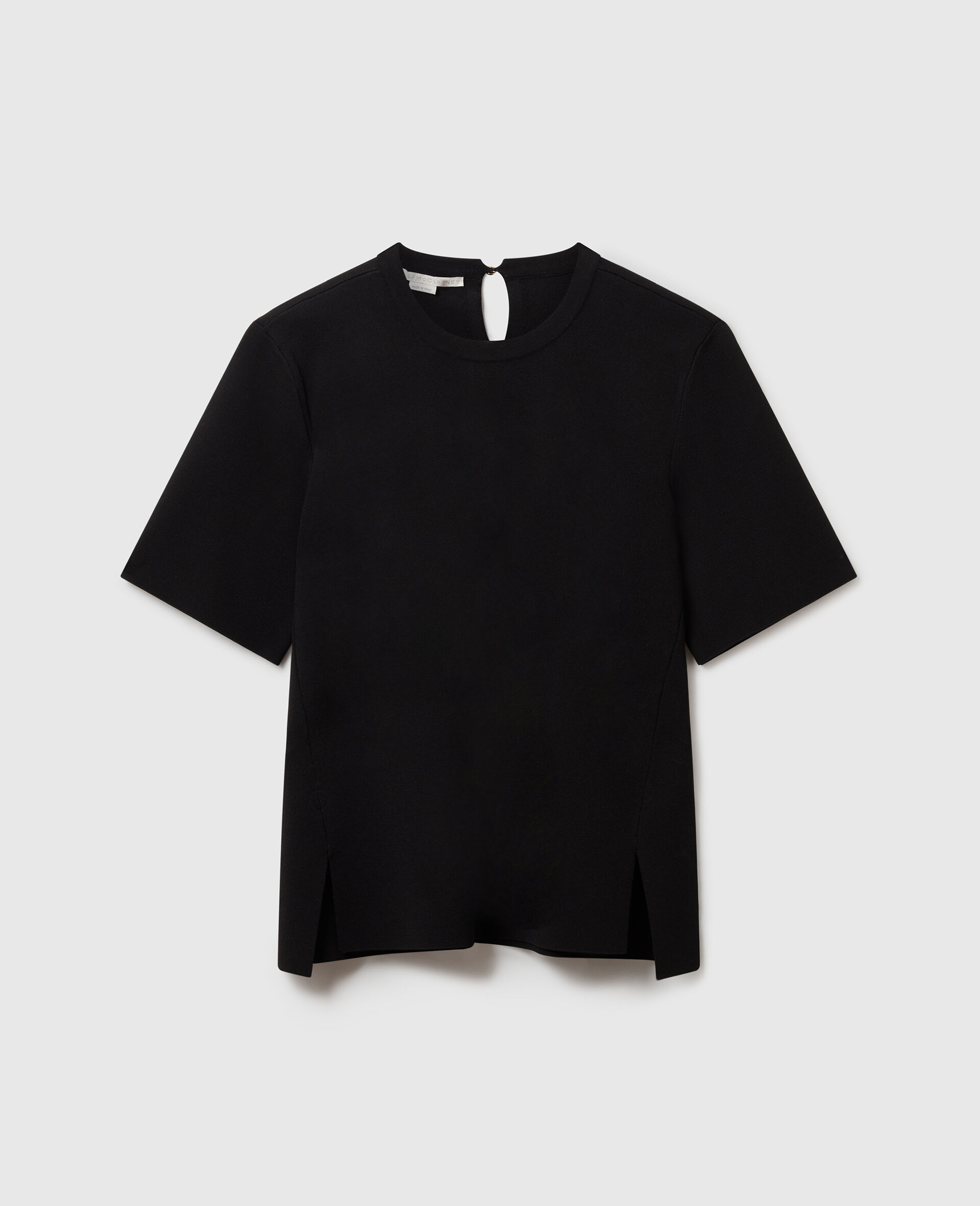 Compact Knit Short-Sleeve T-Shirt