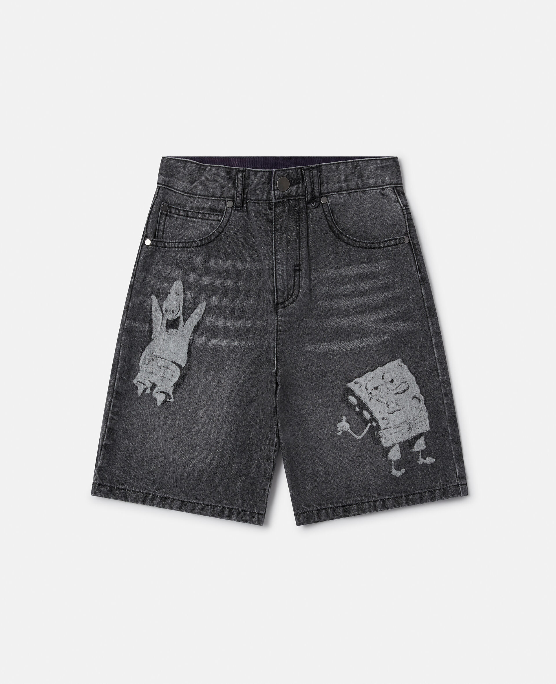 SpongeBob Graphic Denim Shorts