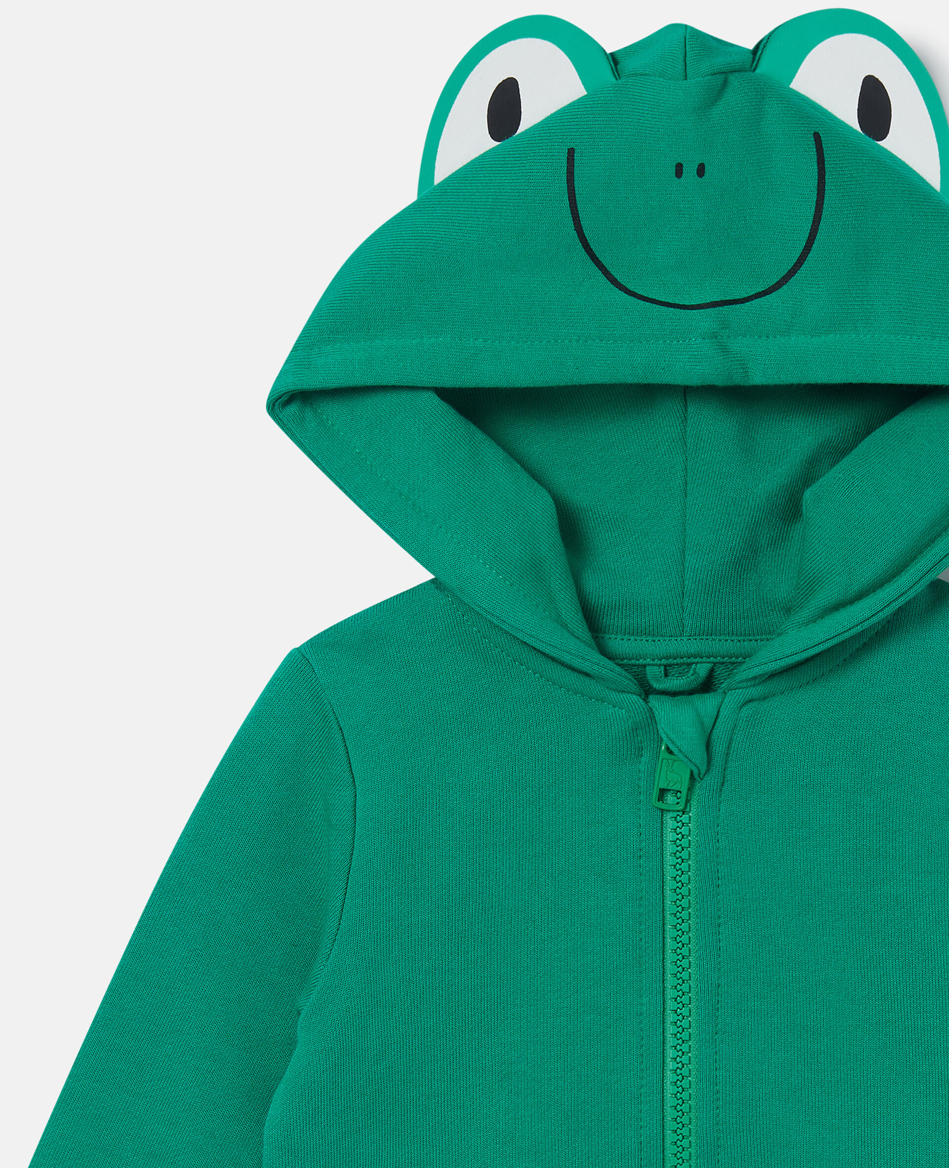 Frog Graphic Zipper Hoodie