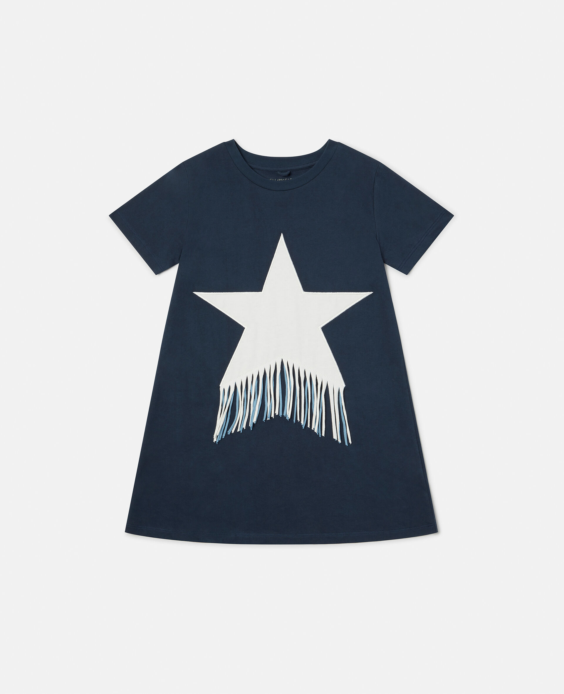 Fringed Star Sweatshirt Dress