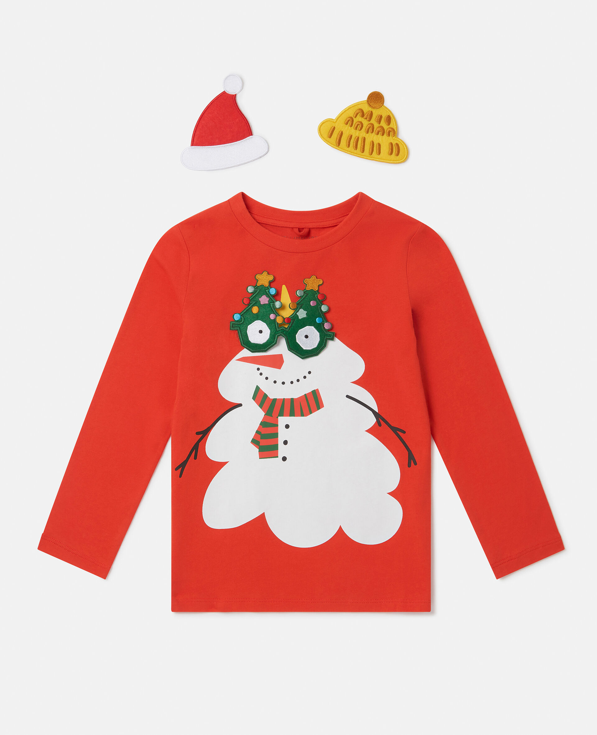 Snowman Graphic Long-Sleeve T-Shirt