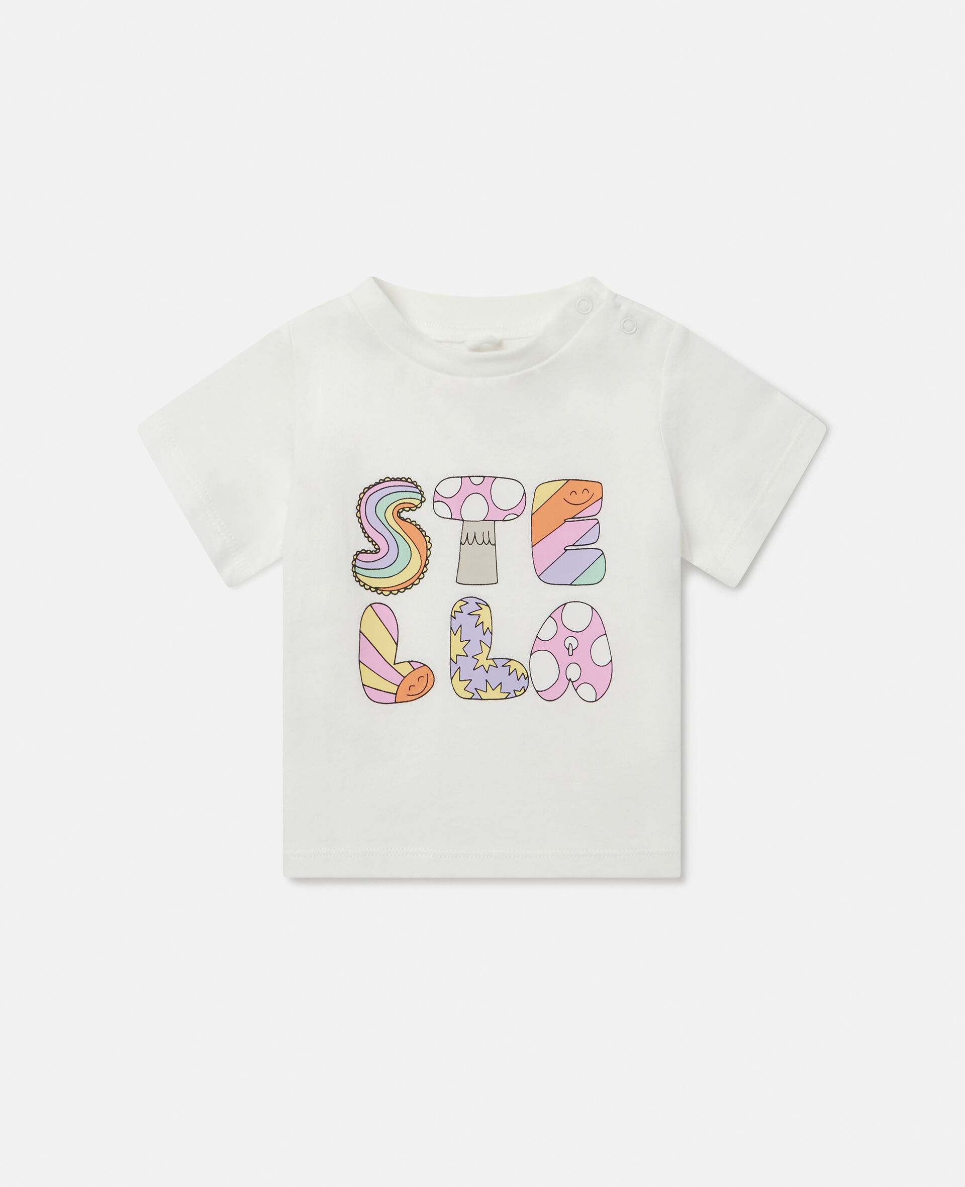 Stella Woodland Lettering Crewneck T-Shirt