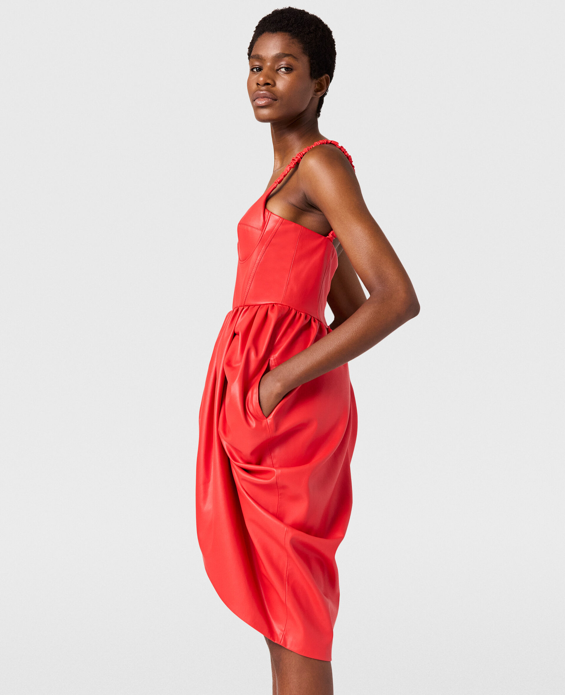 Bustier Top Ruched Wrapped Mini Dress